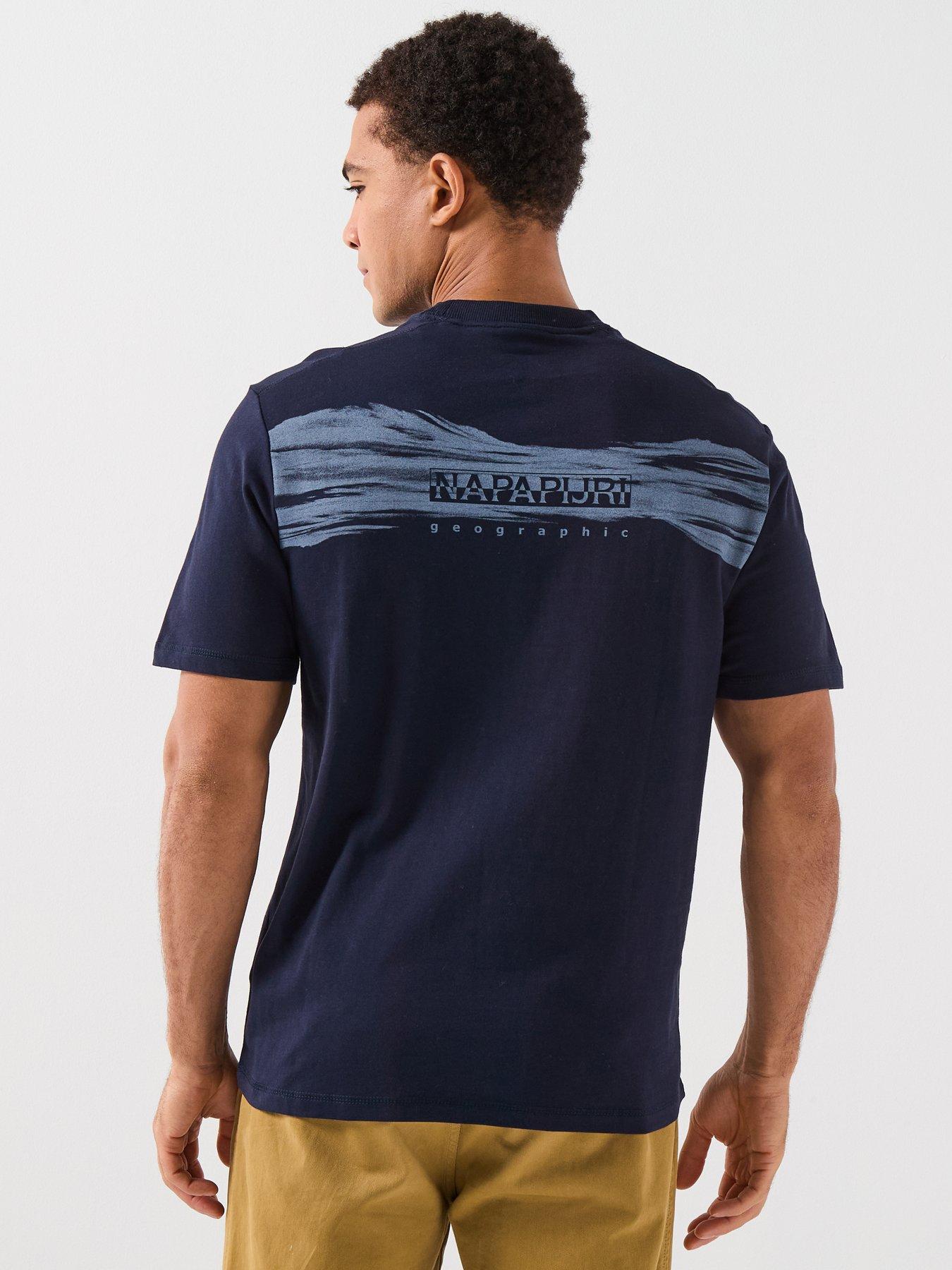 NAPAPIJRI Men's S-back Graphic T-shirt - Blue