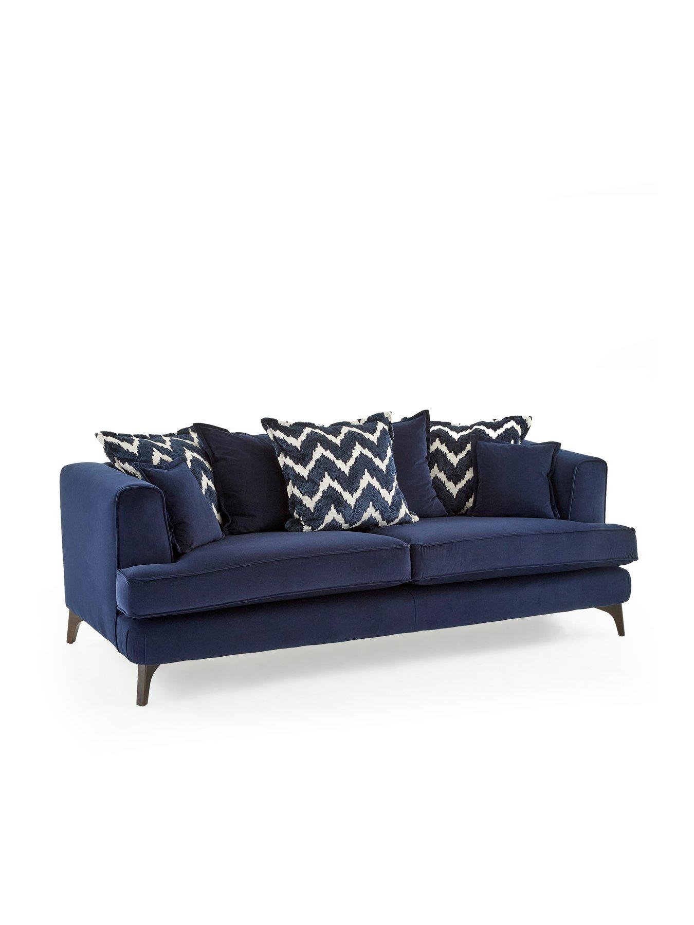 Image 3 of 7 of The Very Collection Mayfair 4 Seater Scatter Back Fabric Sofa&nbsp;- Made to Order in the UK - FSC&reg; Certified