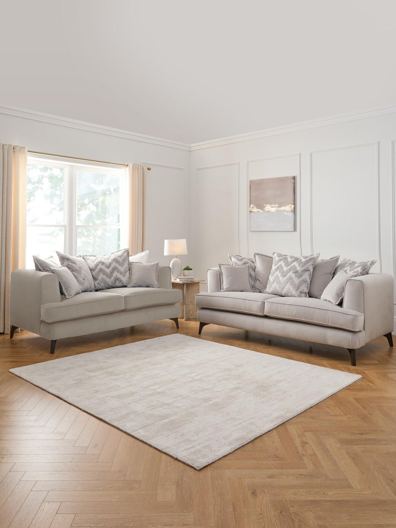 The Very Collection Mayfair 3 + 2 Seater Fabric Sofa Set (Buy  &  SAVE!) - Made to Order in the UK - FSC® Certified