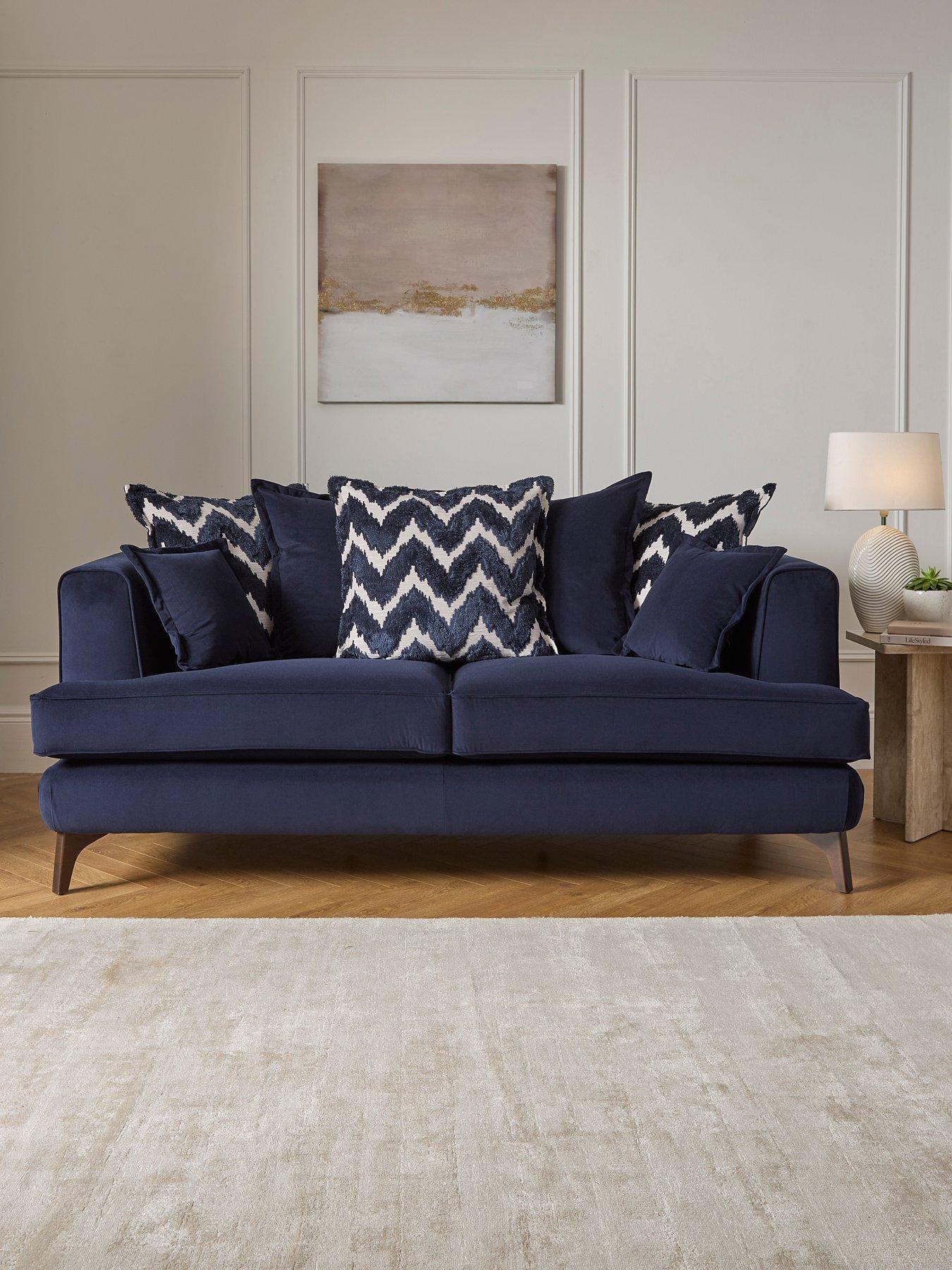 Image 1 of 6 of Very Home Mayfair 3 Seater Scatter Back Fabric Sofa - Made to Order in the UK