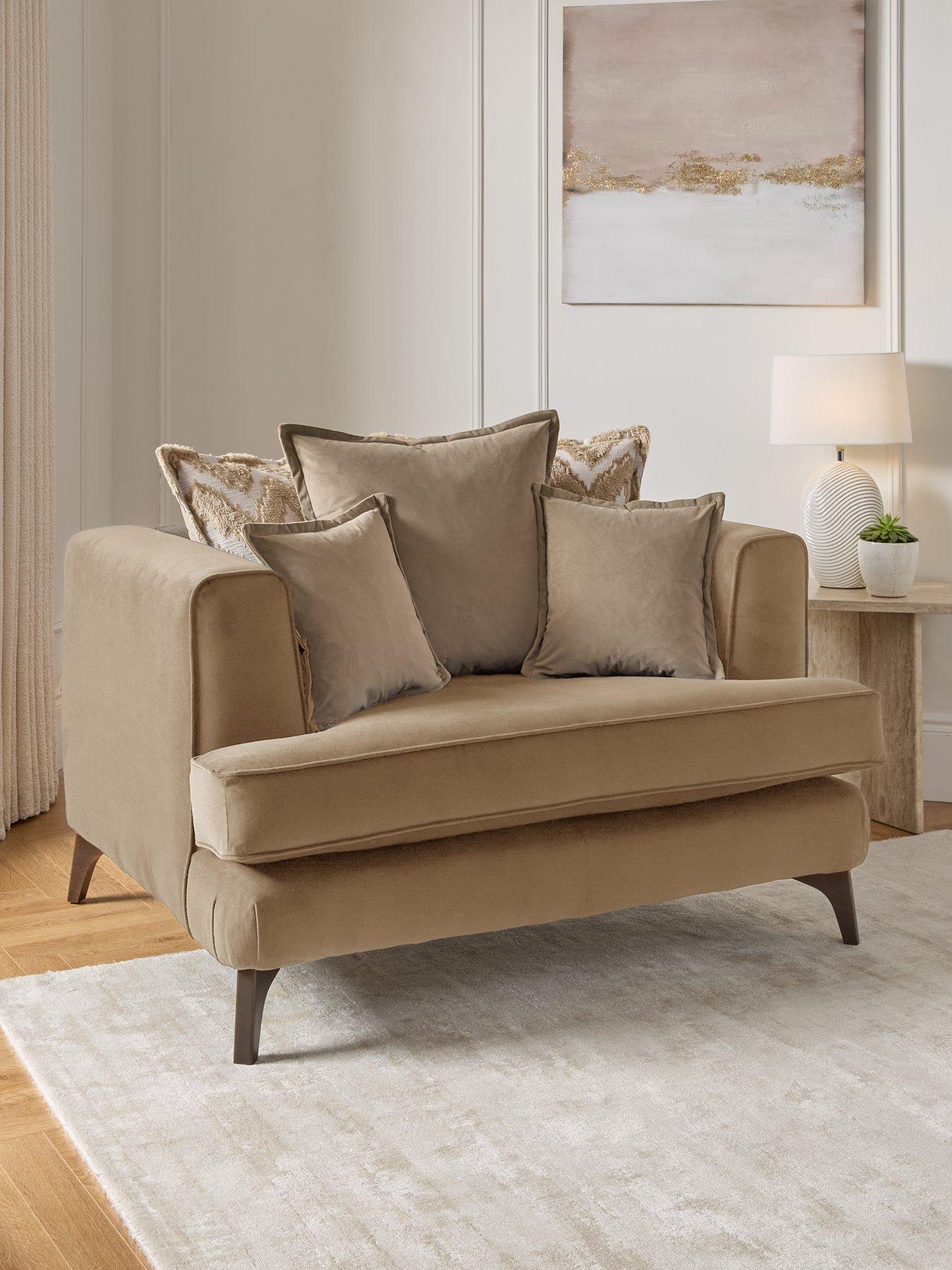 undefined Mayfair Fabric Snuggle Chair - Made to Order in the UK
