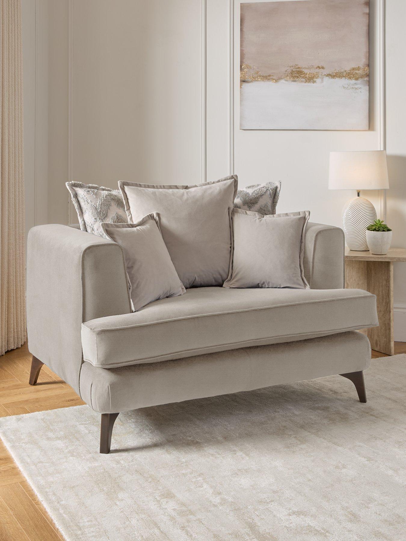 The Very Collection Mayfair Fabric Love Chair - Made to Order in the UK - FSC® Certified