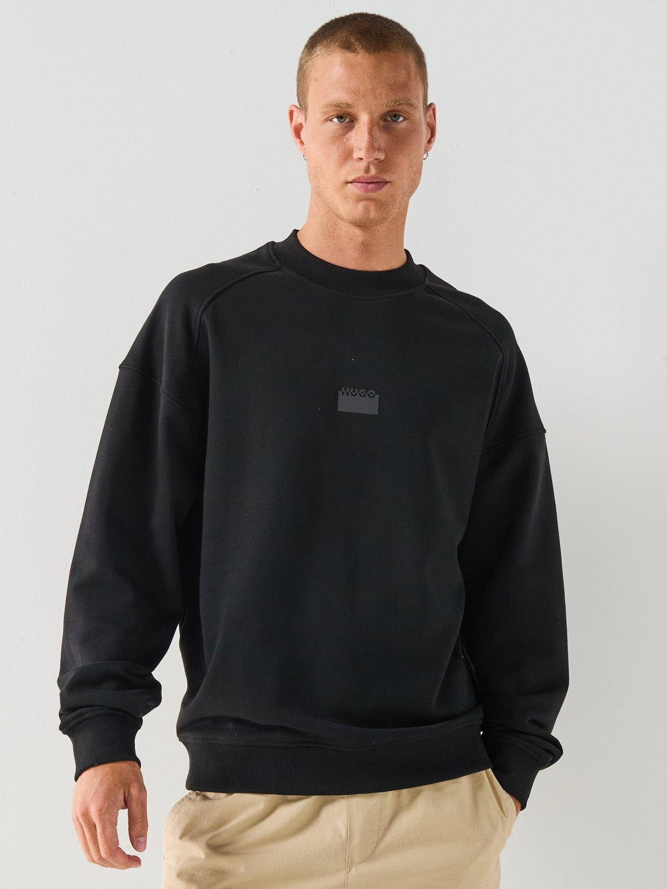 undefined Delastcrew Relaxed Fit Crew Sweat - Black