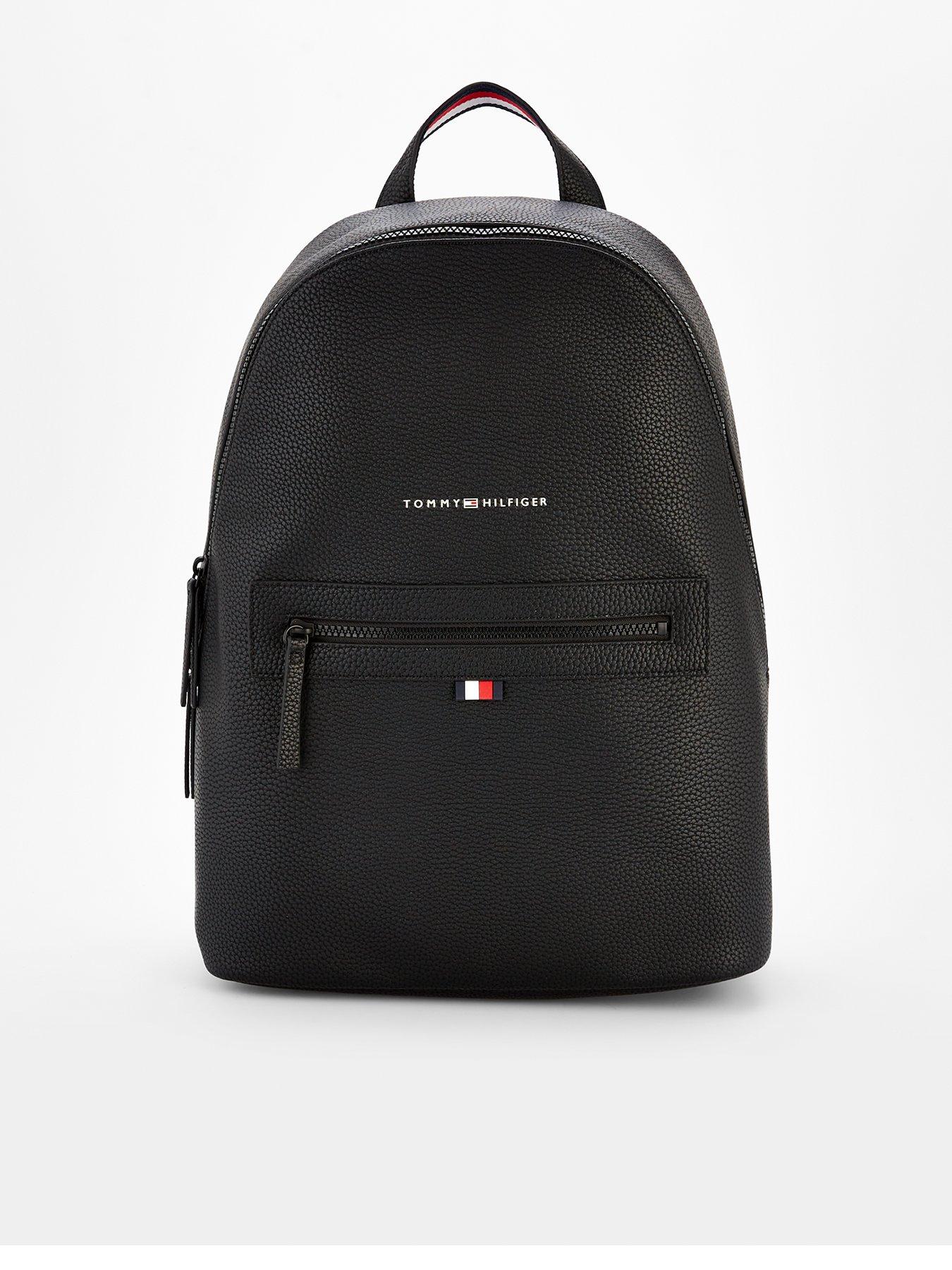 Tommy Hilfiger Essential Pu Backpack - Black