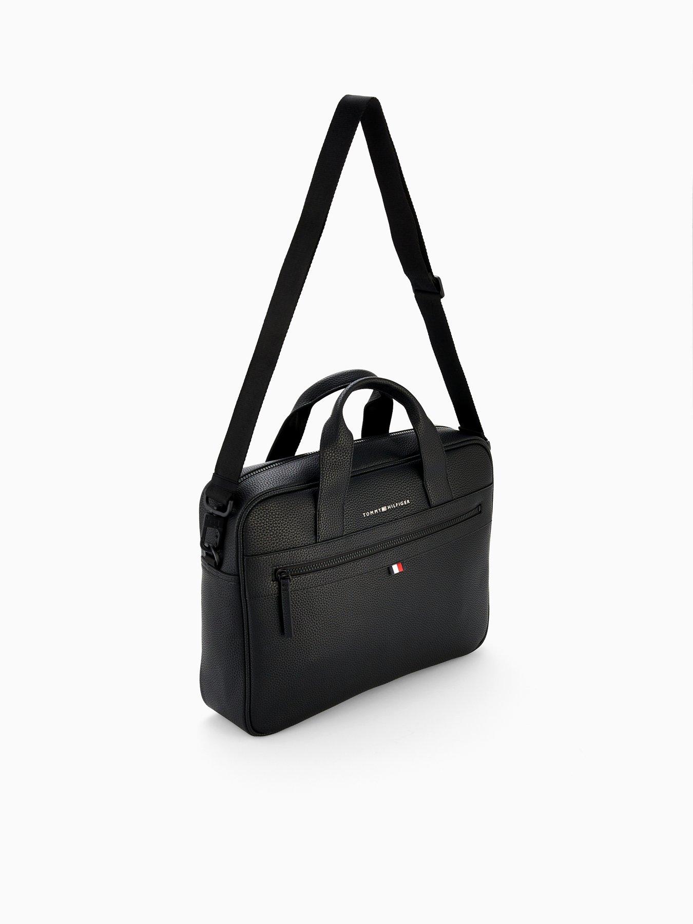 Image 2 of 4 of Tommy Hilfiger Tommy Hilfiger Essential Pu Laptop Bag - Black