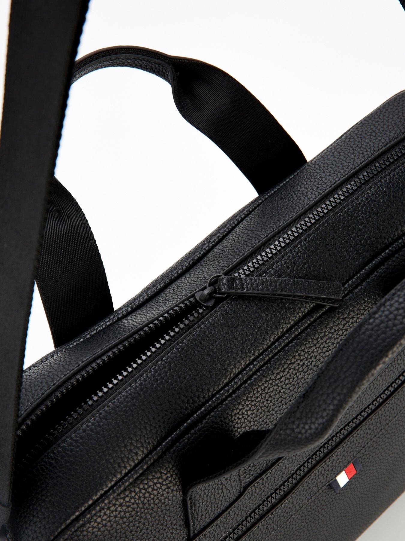 Image 4 of 4 of Tommy Hilfiger Tommy Hilfiger Essential Pu Laptop Bag - Black