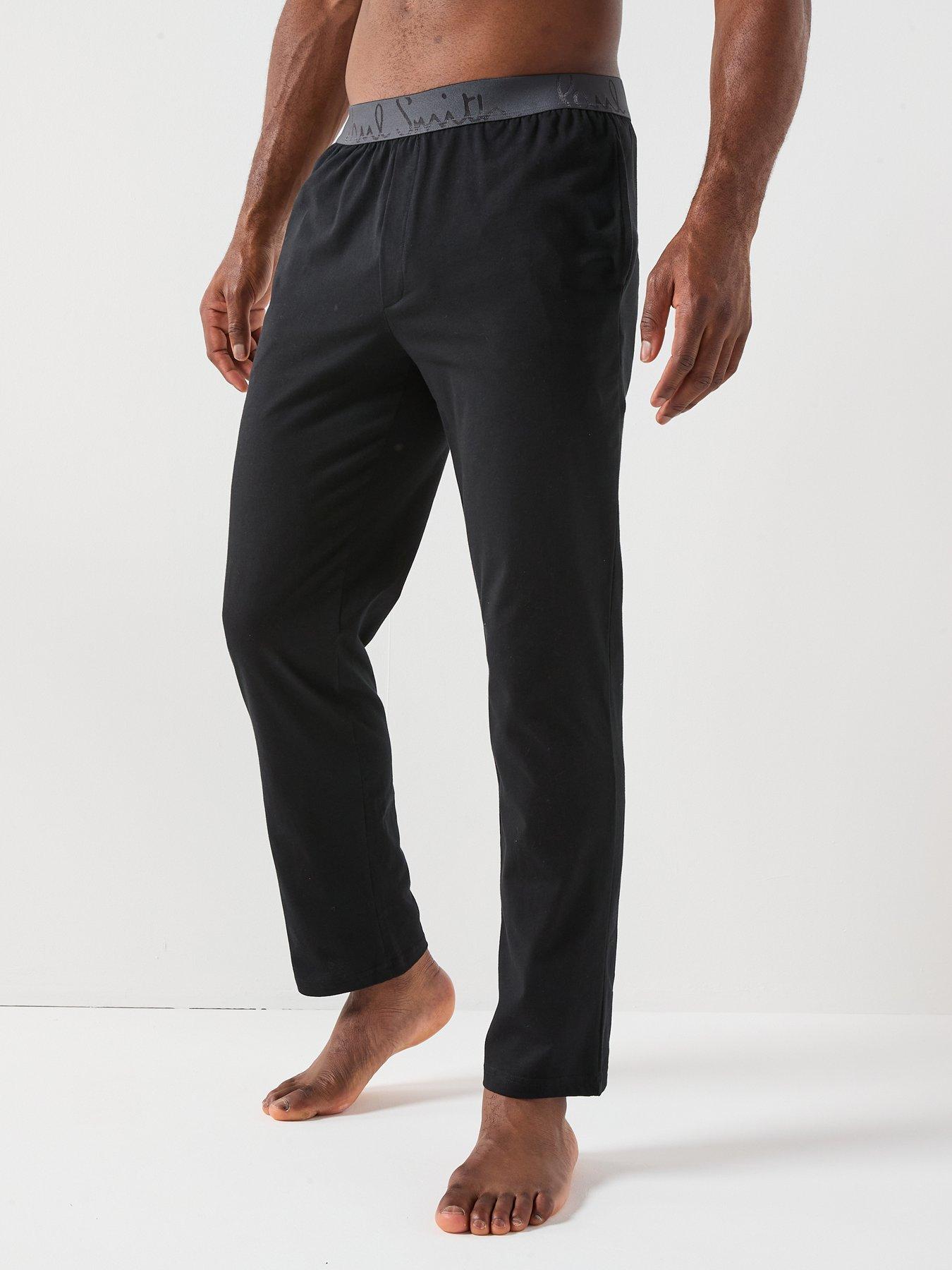PS PAUL SMITH Script Logo Loungewear Bottoms - Black