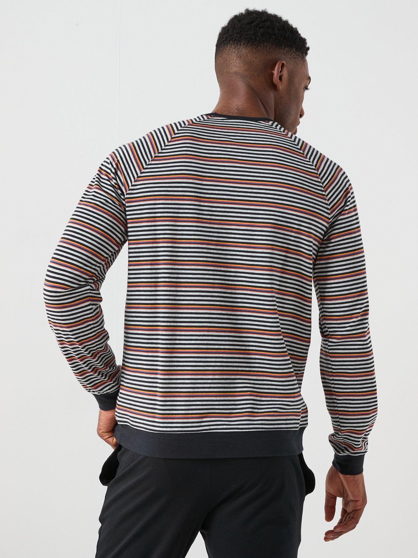 Image 2 of 6 of PS PAUL SMITH Hoxton Long Sleeve Loungewear T-Shirt - Black