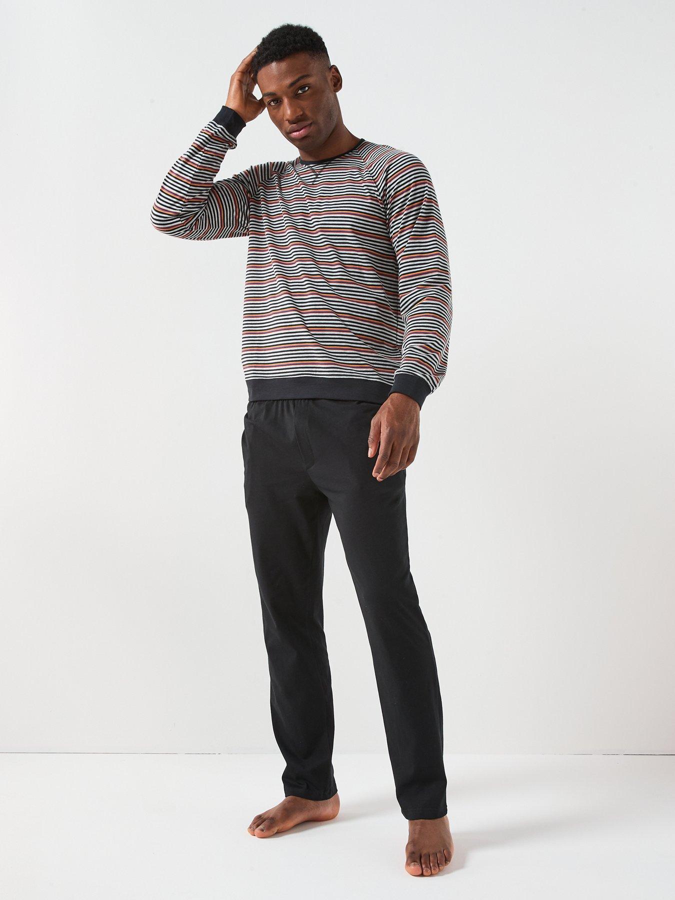 Image 3 of 6 of PS PAUL SMITH Hoxton Long Sleeve Loungewear T-Shirt - Black