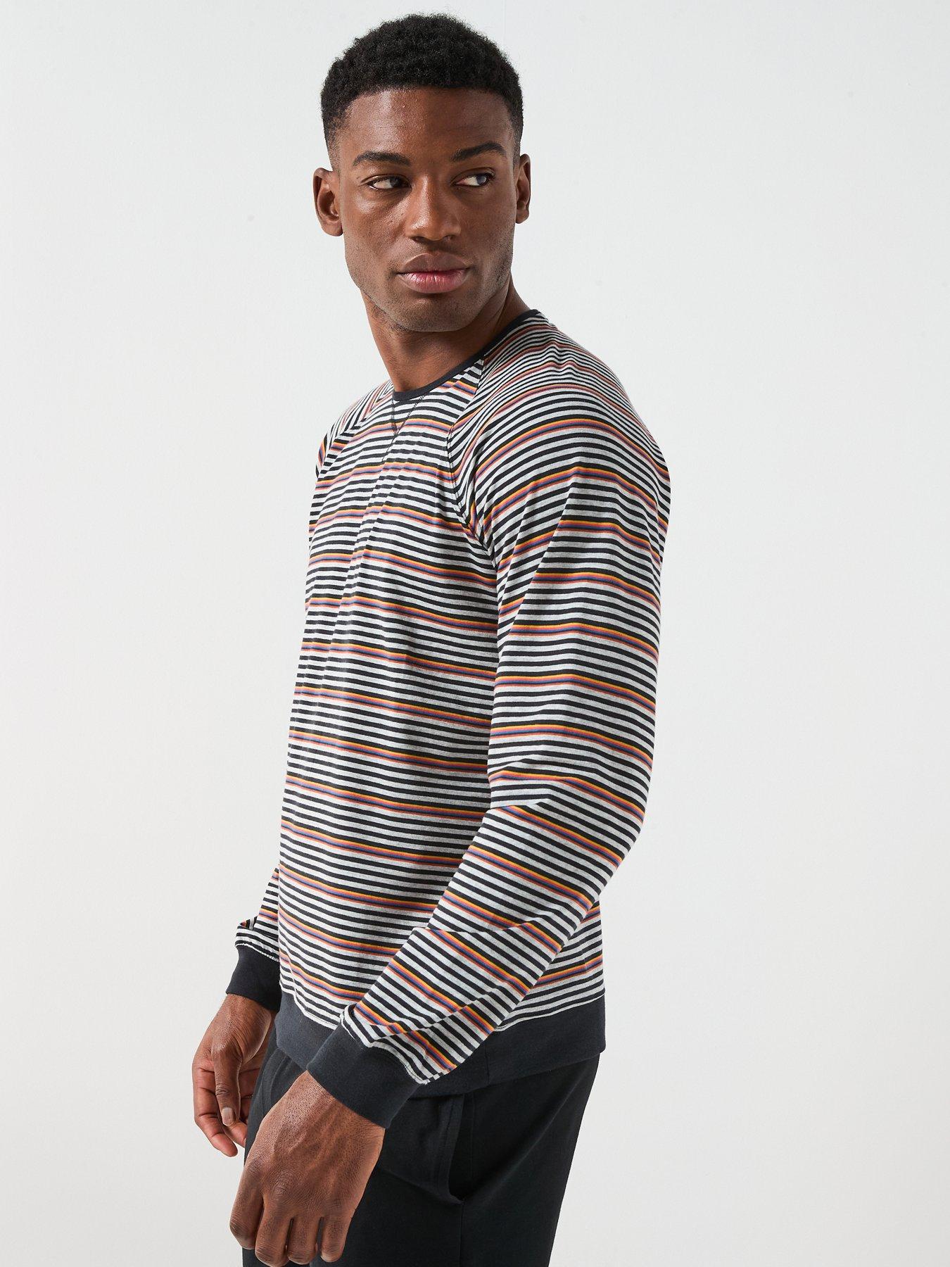 Image 6 of 6 of PS PAUL SMITH Hoxton Long Sleeve Loungewear T-Shirt - Black