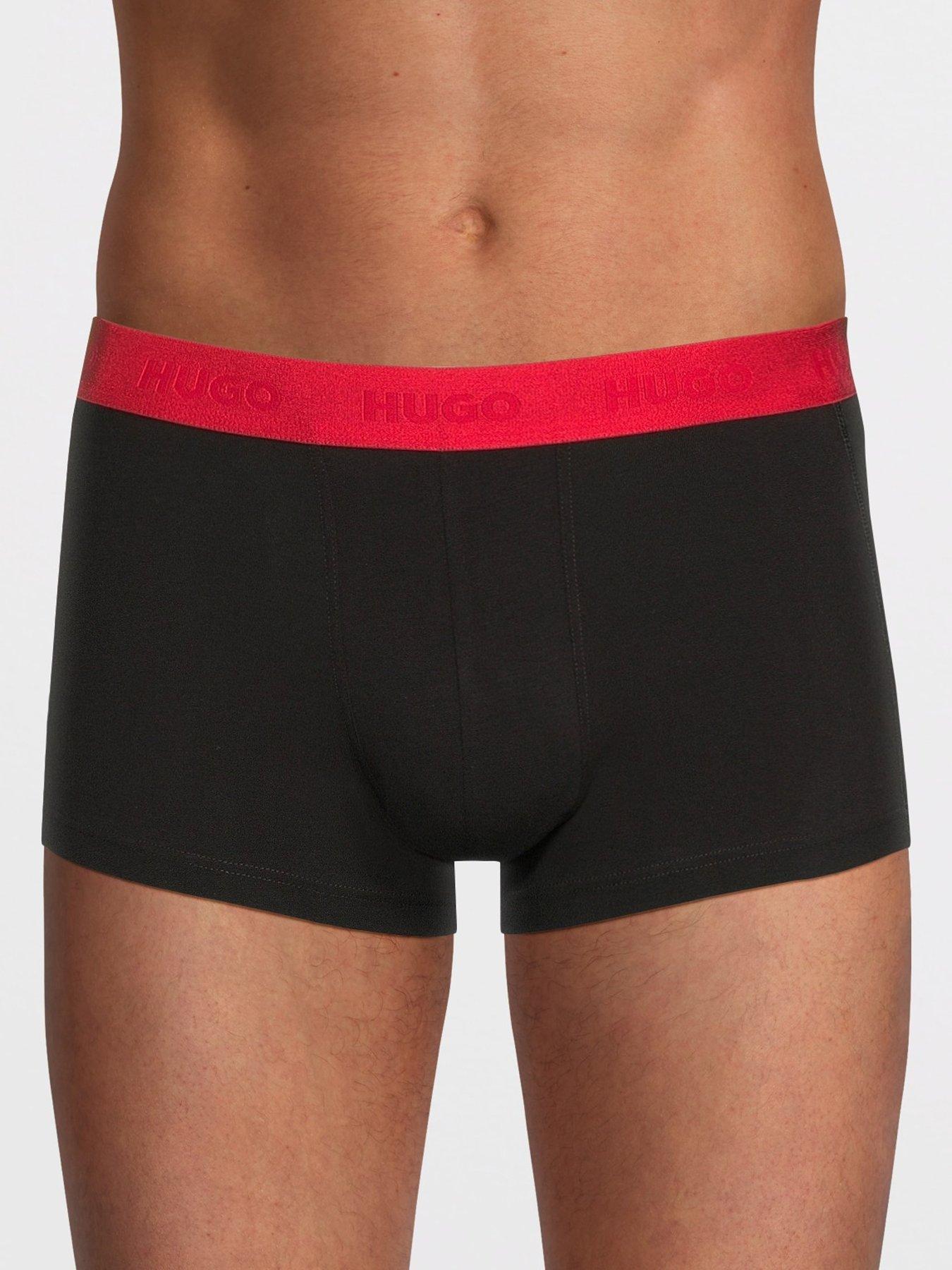 Image 2 of 3 of HUGO Bodywear 3 Pack Triplet Trunks - Black