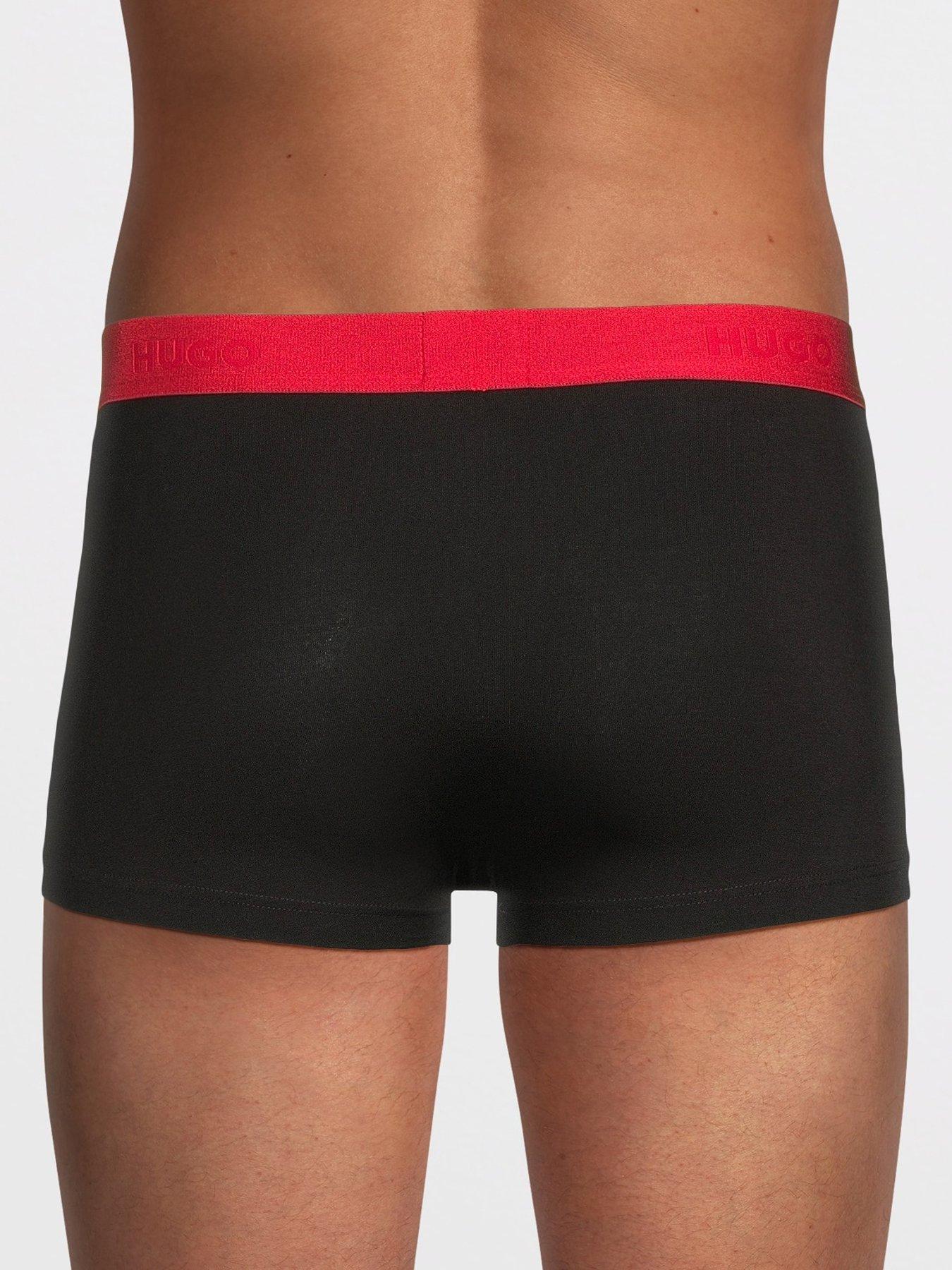Image 3 of 3 of HUGO Bodywear 3 Pack Triplet Trunks - Black