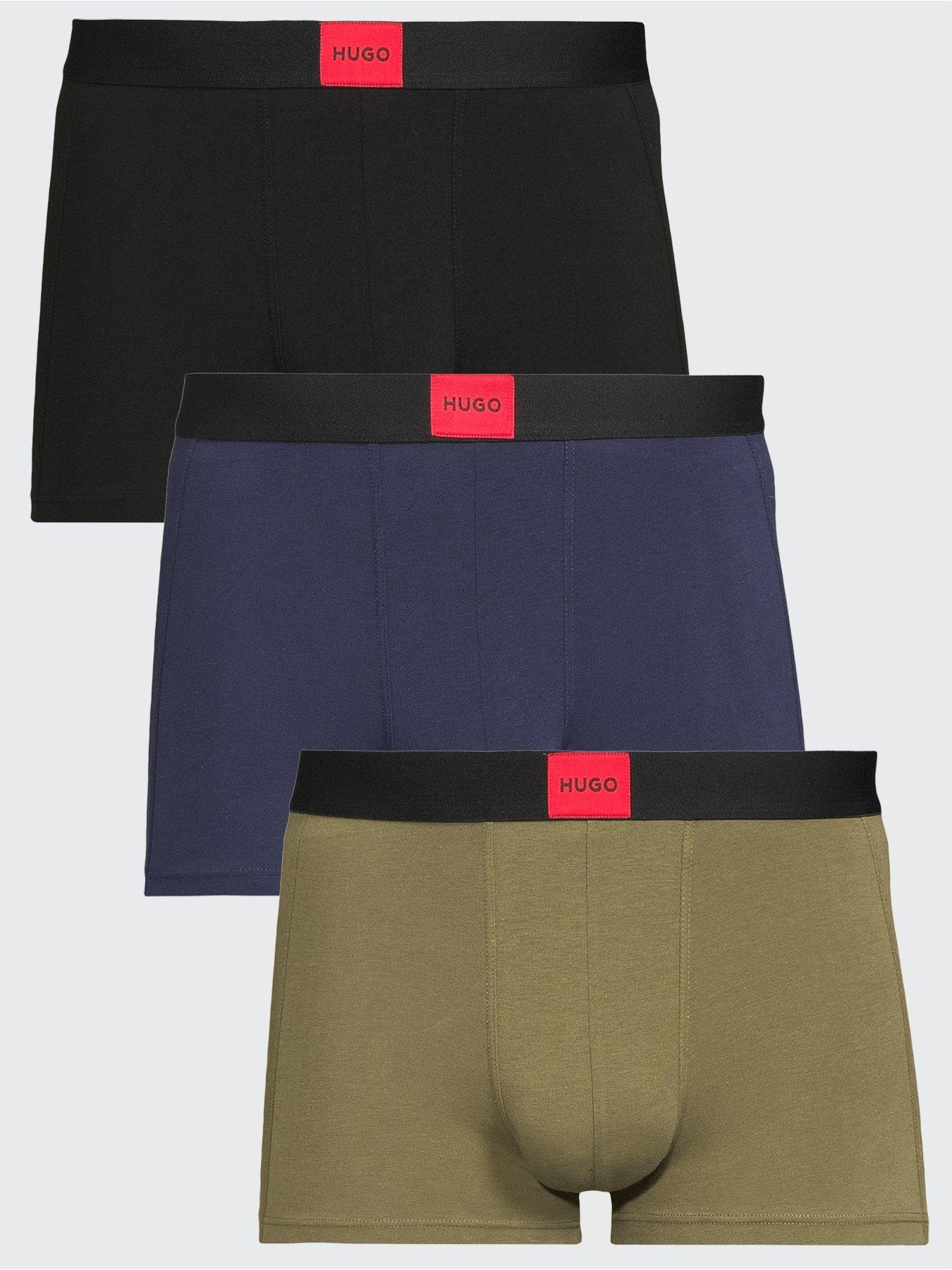 undefined Hugo Bodywear 3 Pack Triplet Galaxy Trunks - Multi