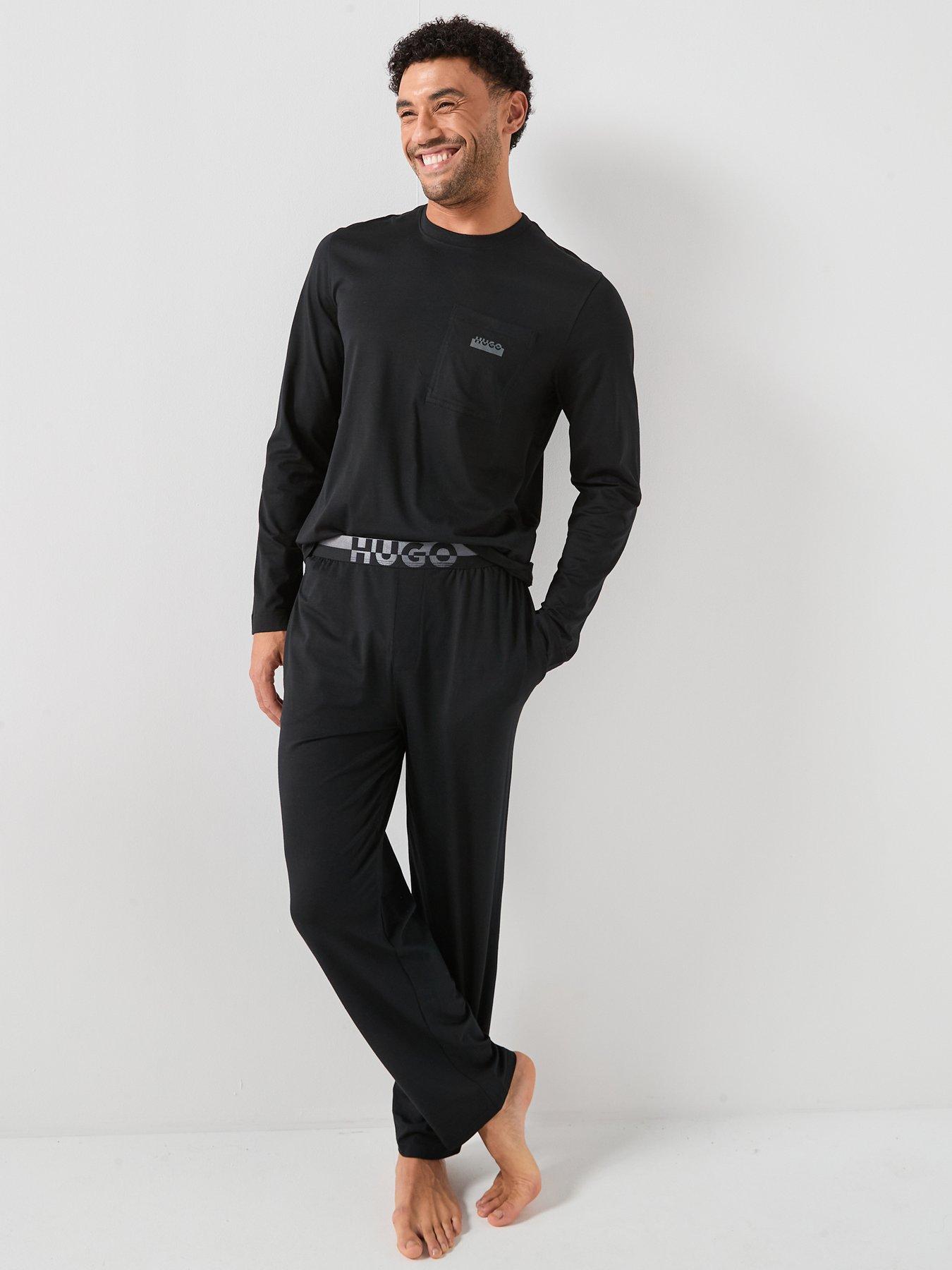 hugo-nocto-long-split-logo-relaxed-fit-pyjama-gift-set-black
