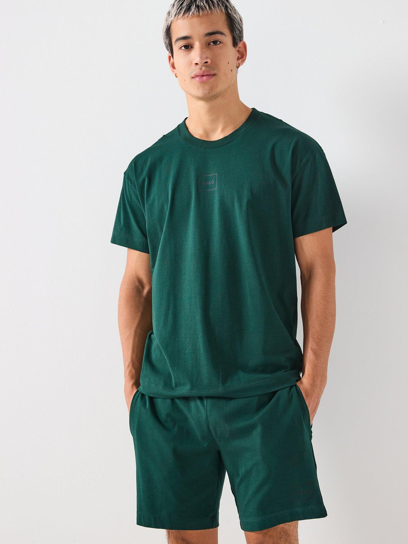 HUGO Laze Relaxed Fit Loungewear T-Shirt - Green
