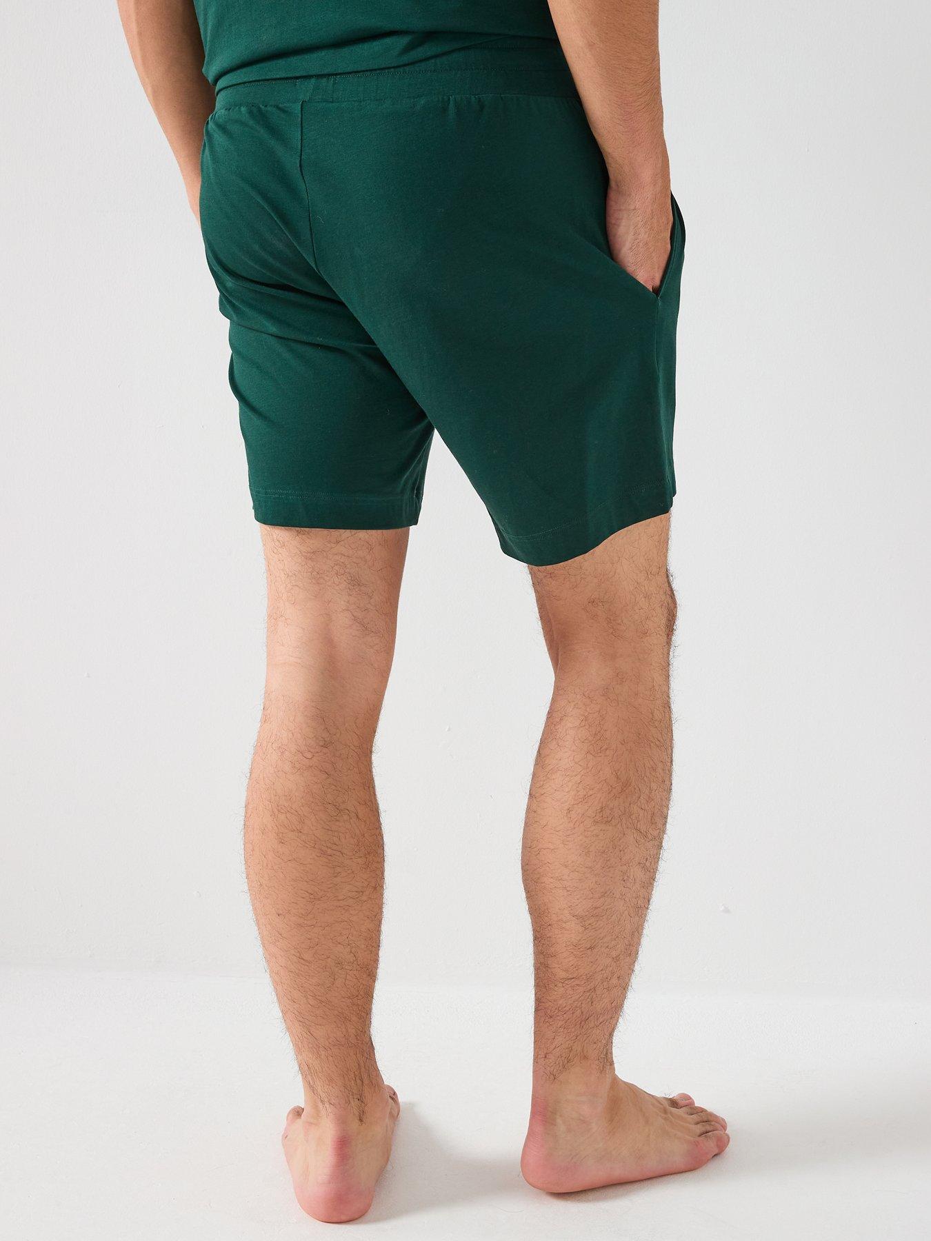 Image 2 of 4 of HUGO Laze Loungewear Shorts - Green