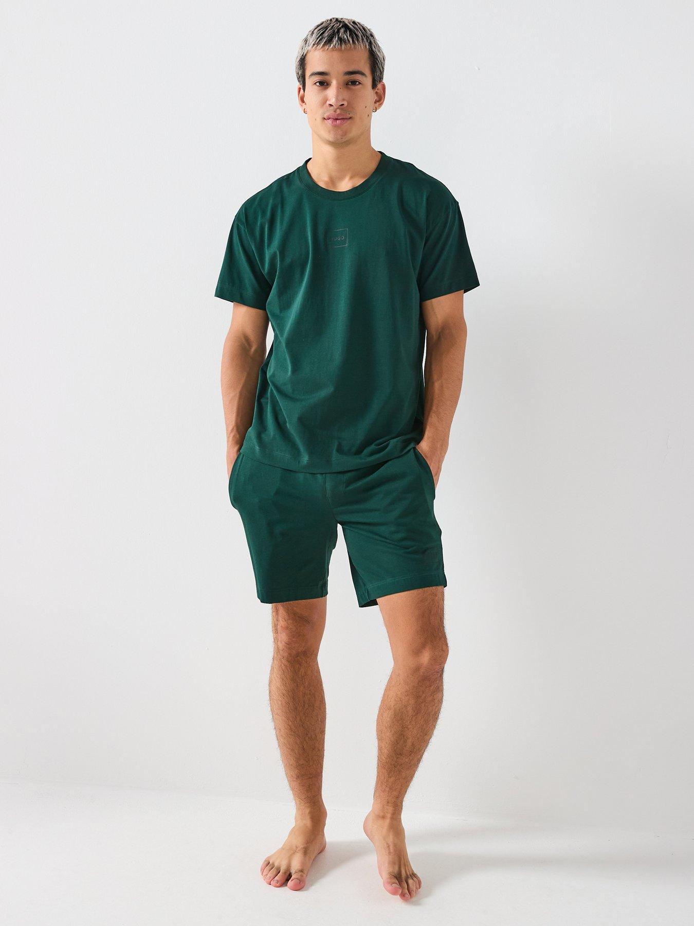 Image 3 of 4 of HUGO Laze Loungewear Shorts - Green