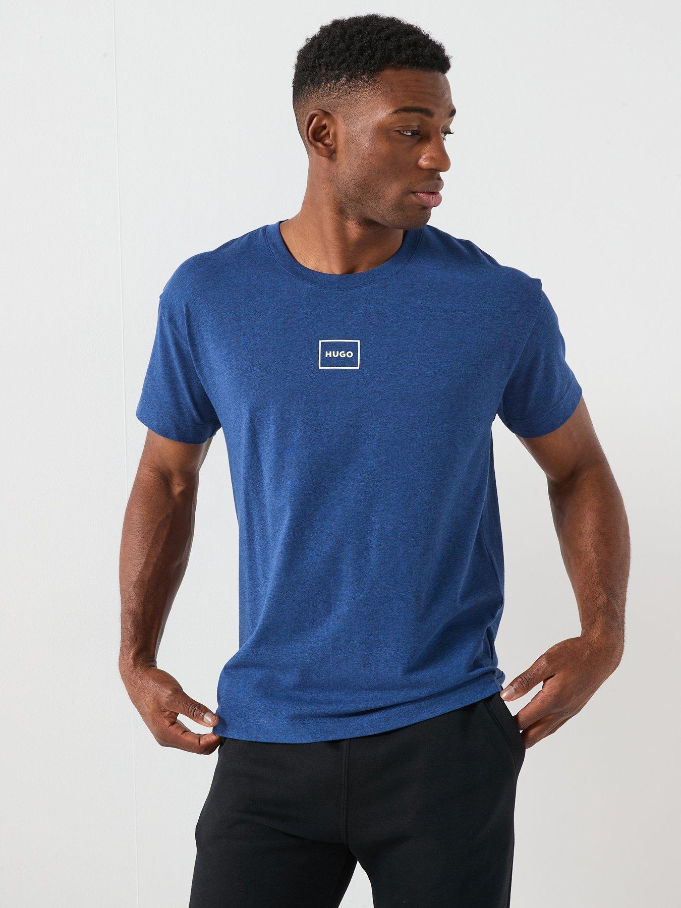 HUGO Laze Relaxed Fit Loungewear T-Shirt - Navy