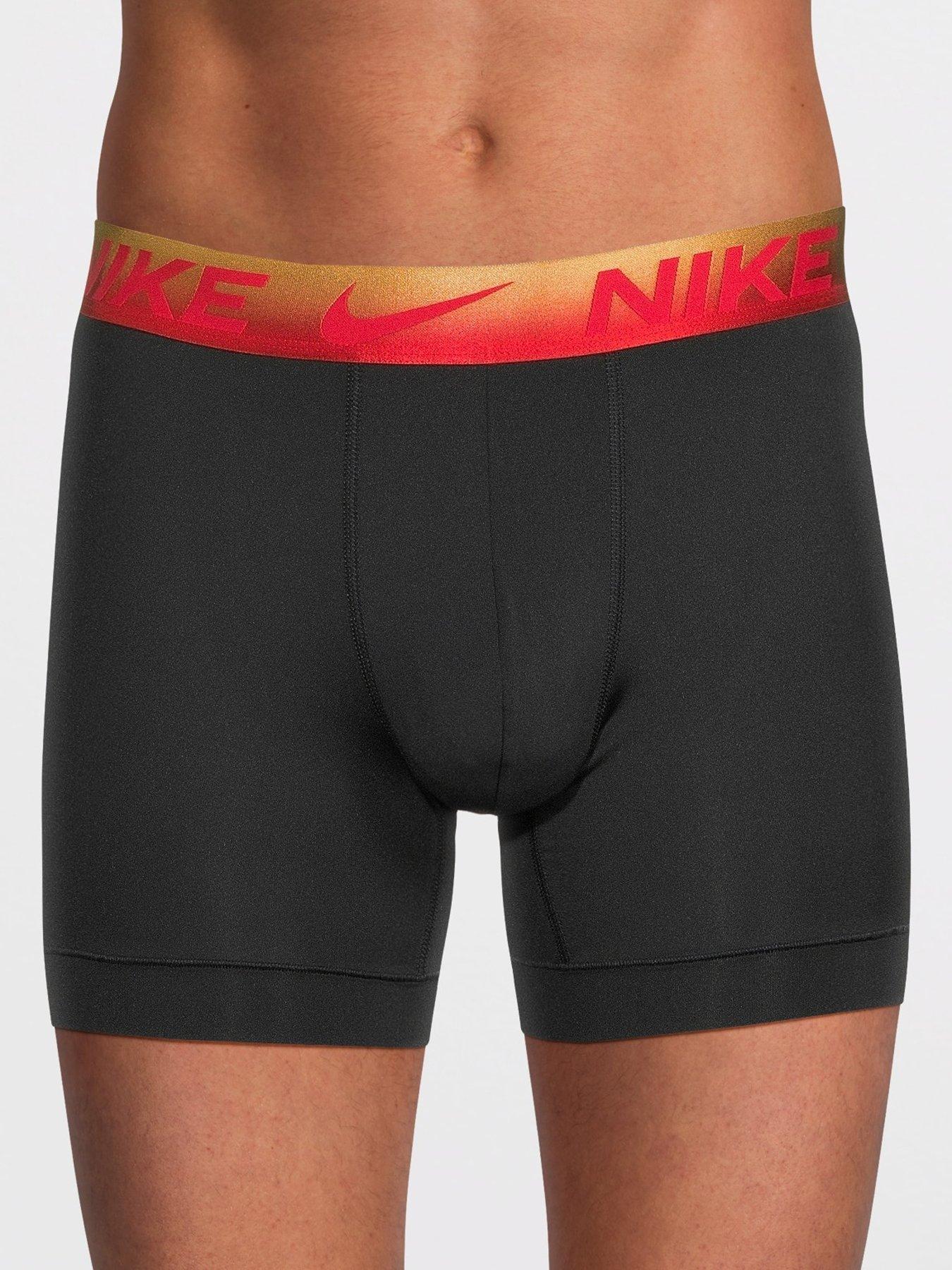 Image 2 of 3 of Nike Essential Micro 3 Pack Boxer Briefs - Multi