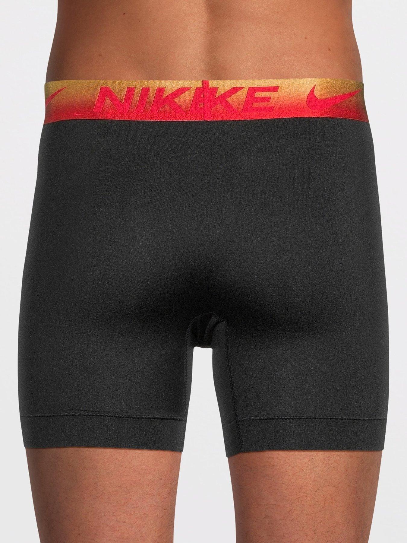 Image 3 of 3 of Nike Essential Micro 3 Pack Boxer Briefs - Multi
