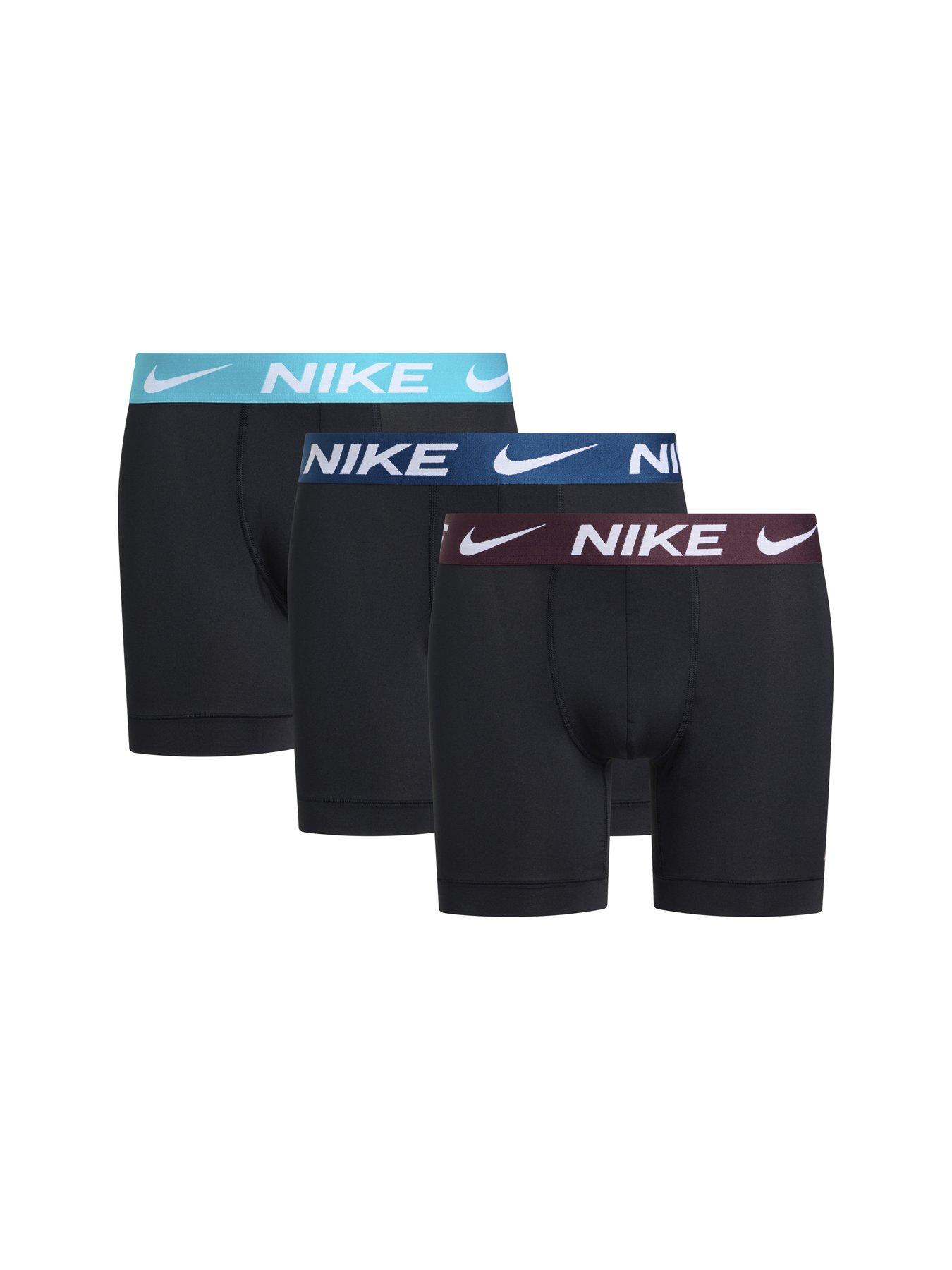 image of nike-essential-micro-3-pack-boxer-briefs-black