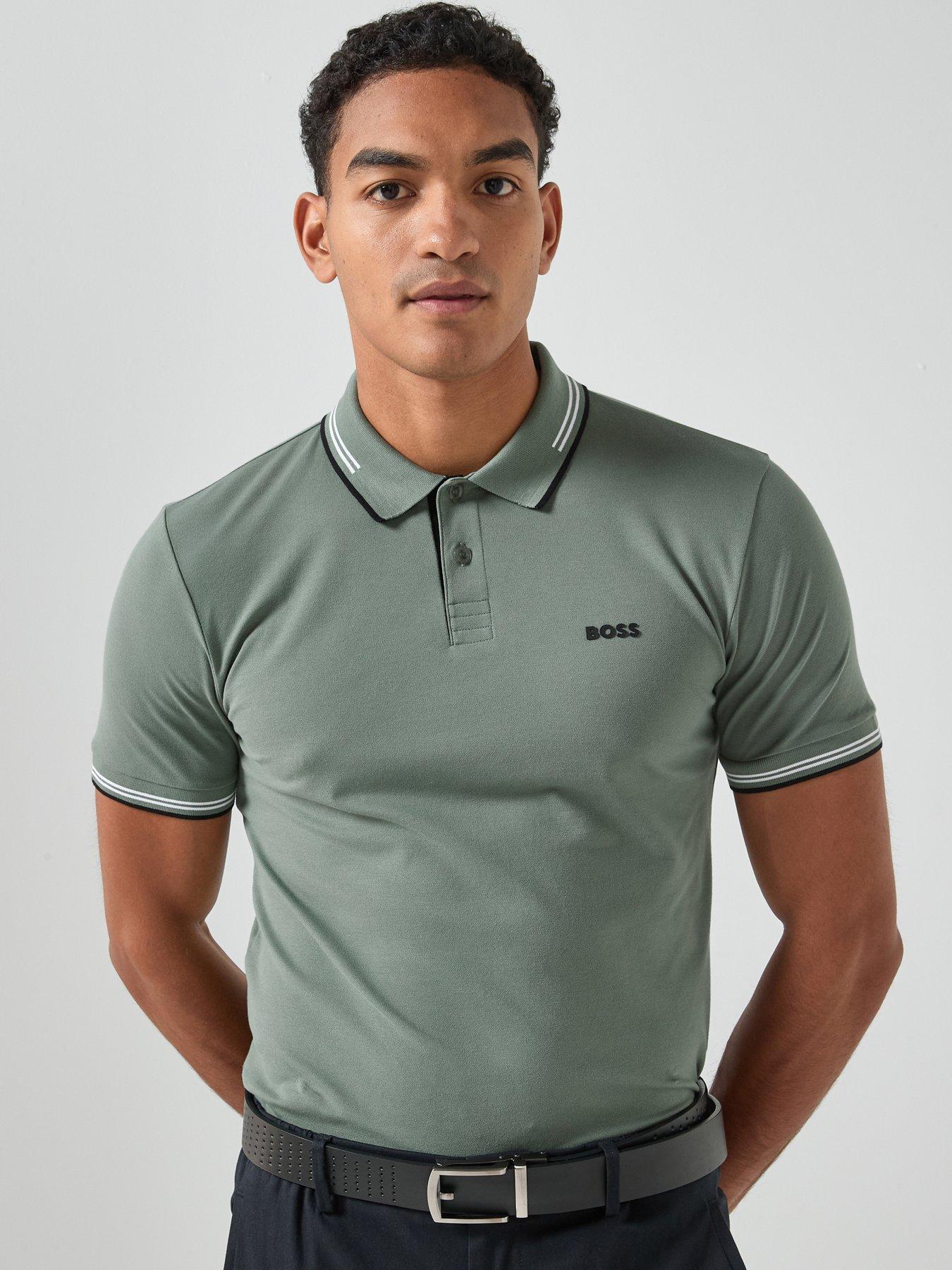 BOSS Mens Golf Paul Polo - Green