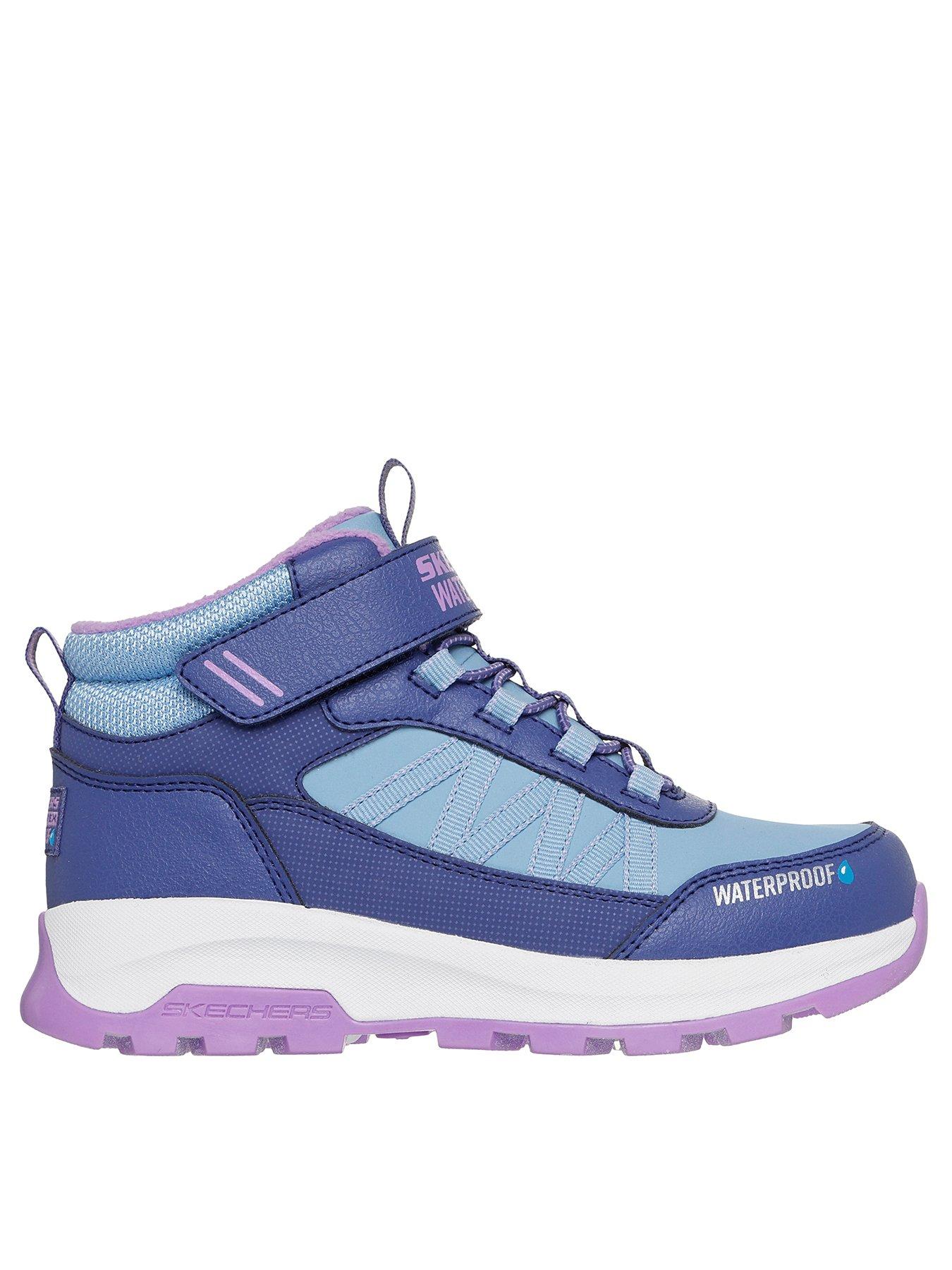 Skechers Waterproof Bungee  &  Gore Sneaker Boot - Navy