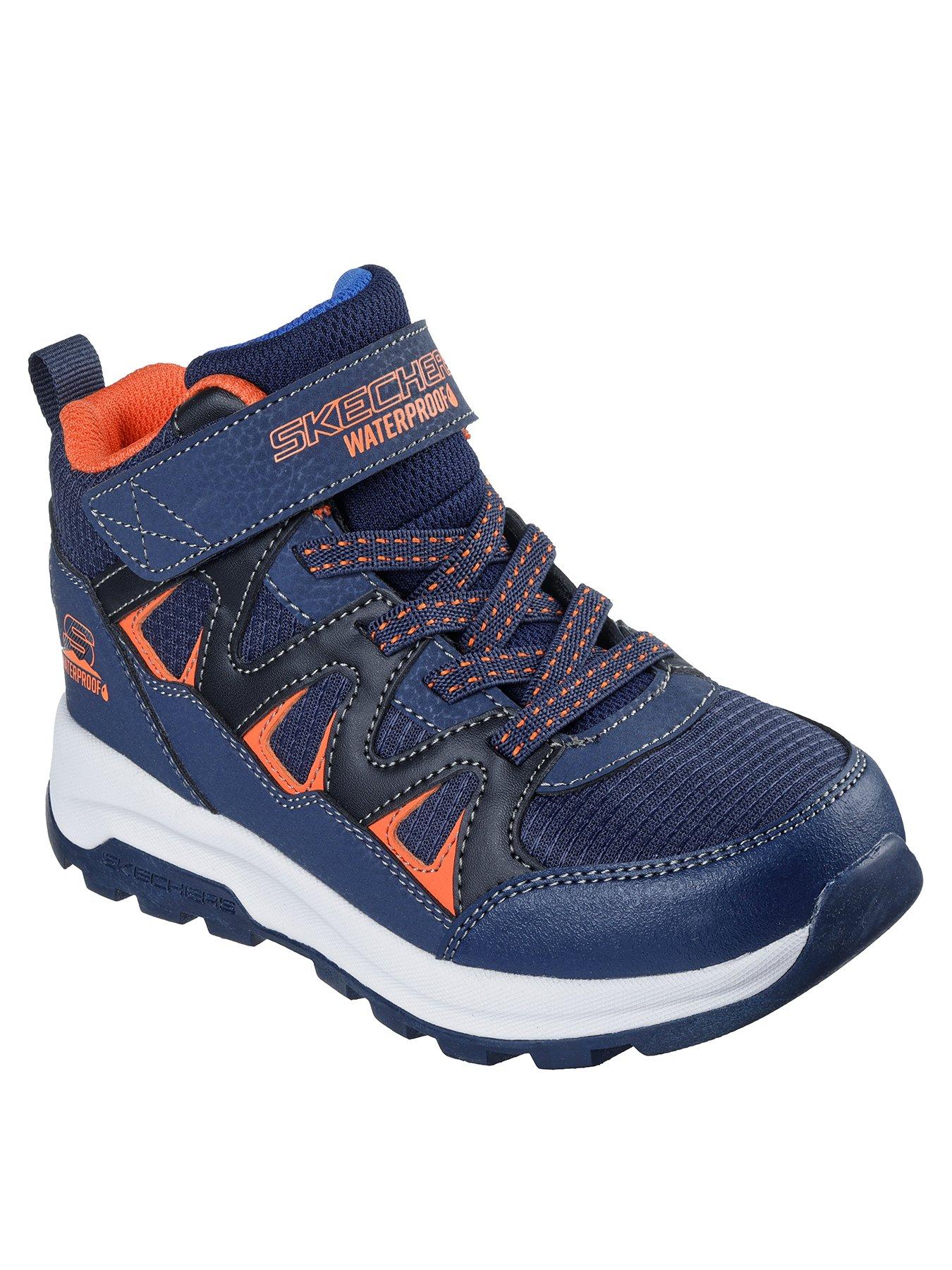 Image 2 of 5 of Skechers Mid Top Waterproof Gore &amp; Strap Sneaker - Navy