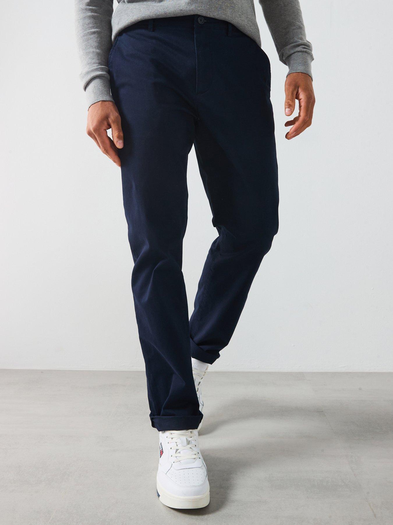 Tommy Hilfiger Core Denton Essential Twill Chino Trousers - Navy