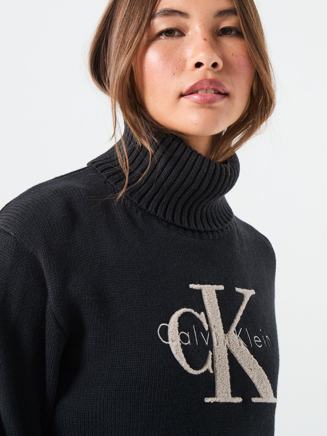  image of calvin-klein-jeans-monologo-sweater-black