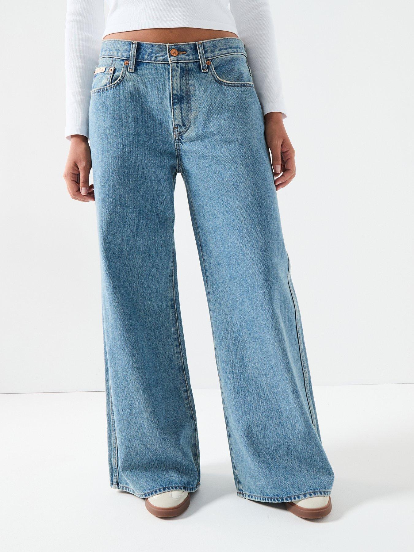 Calvin Klein Jeans Ultra Wide Jean - Blue