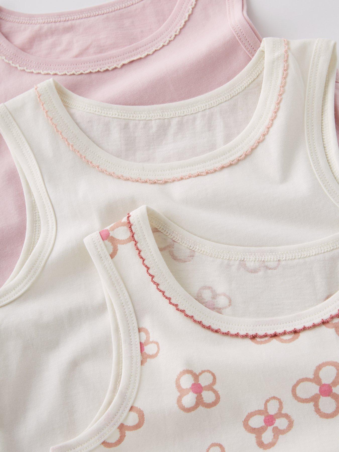  image of mini-v-by-very-girls-3-pk-floral-vests-multi