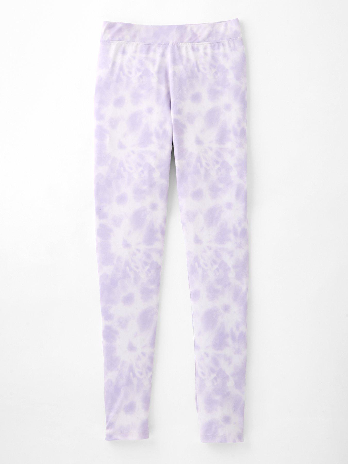  image of v-by-very-girls-tie-dye-printed-leggings-print