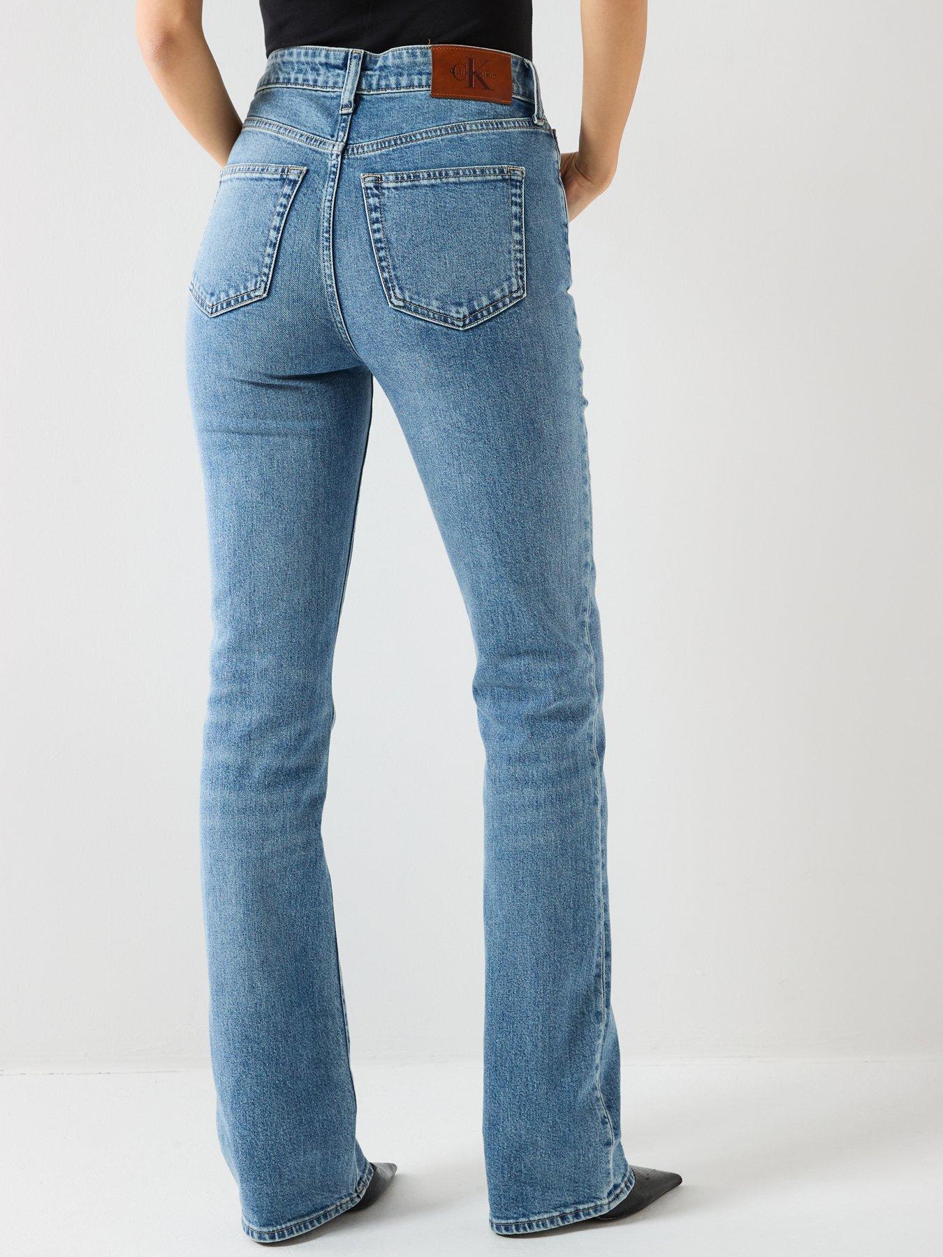 stillFront image of calvin-klein-jeans-skinny-boot-cut-jeans-blue