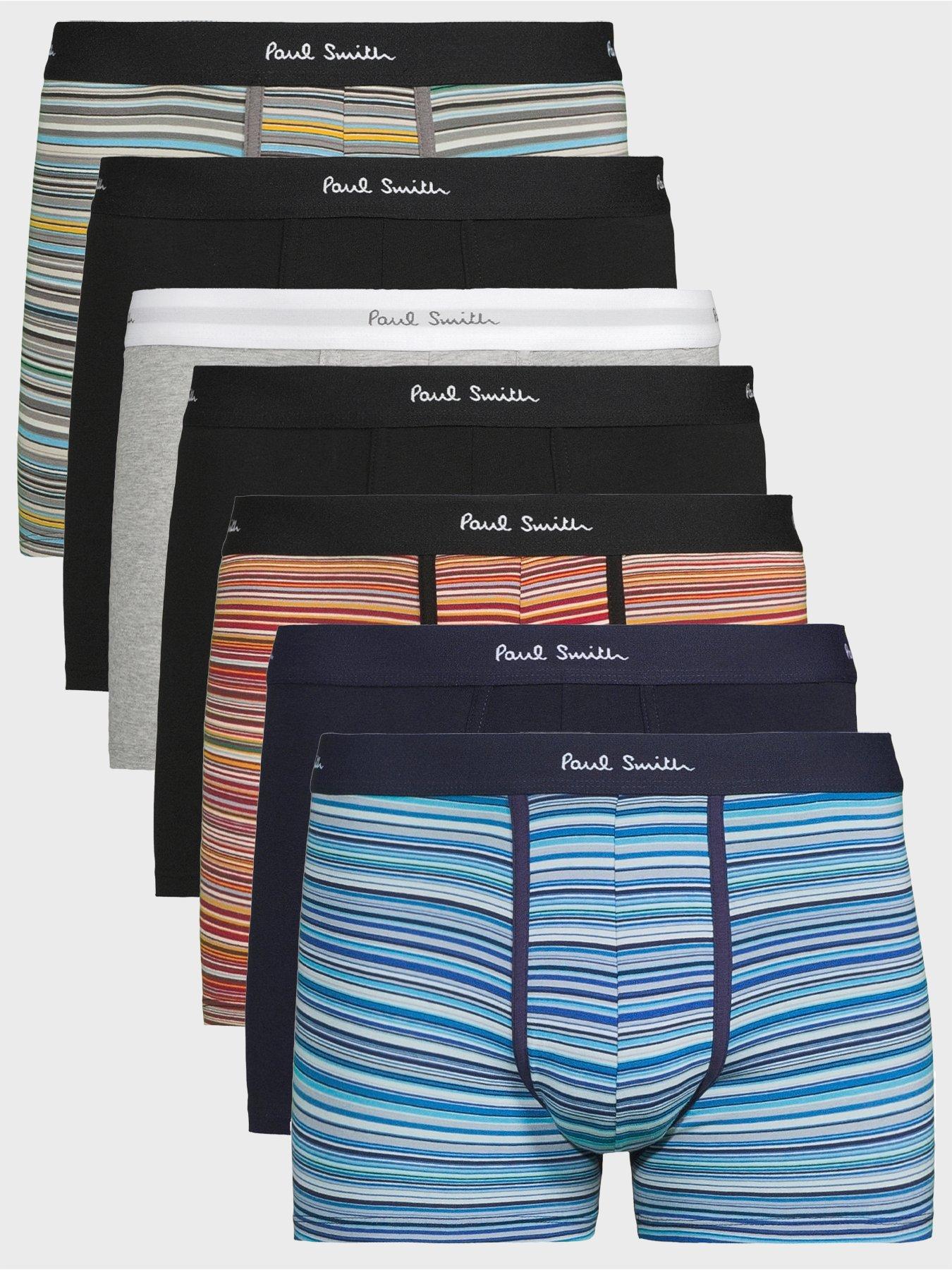 PS PAUL SMITH 7 Pack Signature Stripe Trunks - Assorted