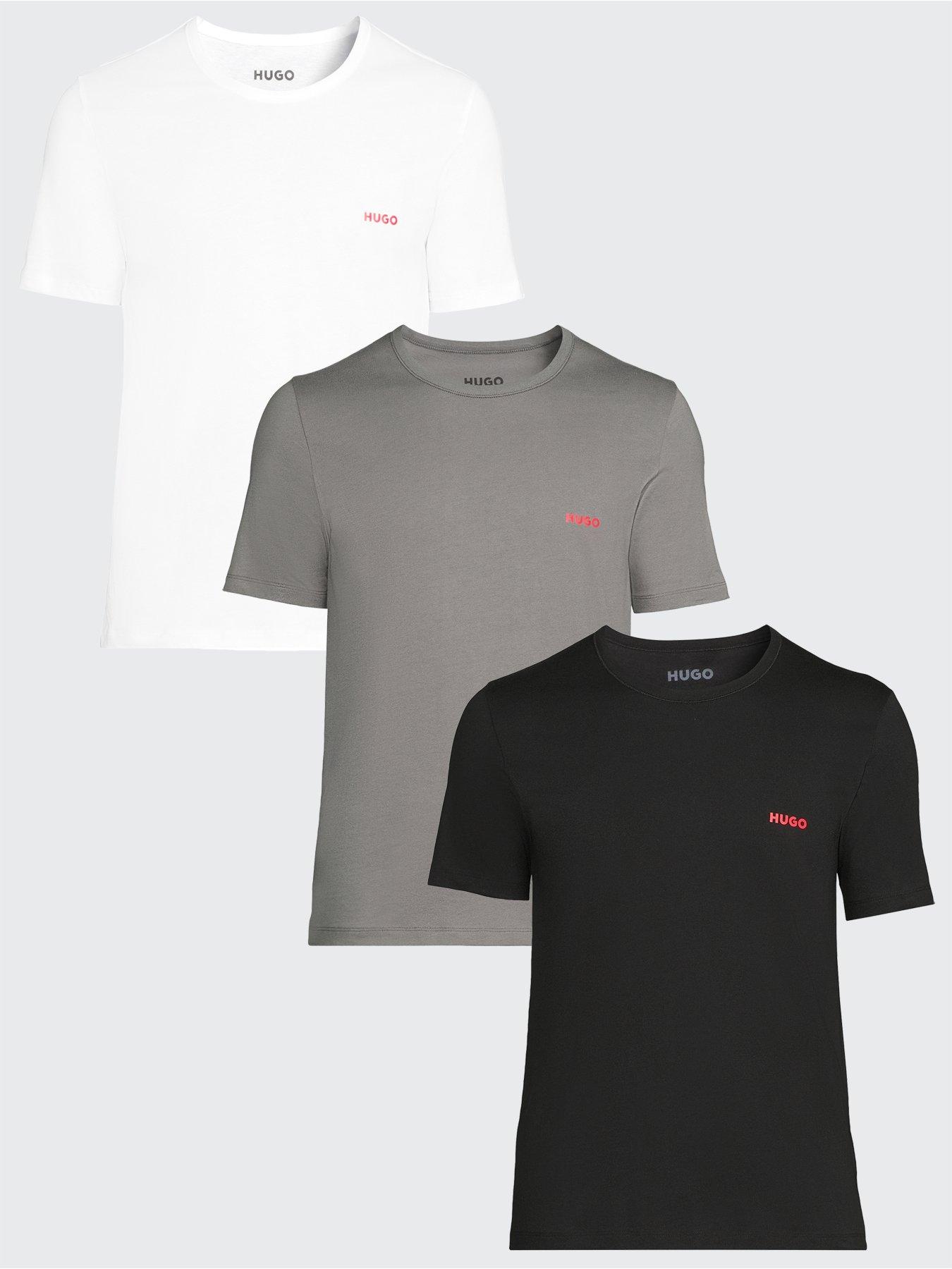 undefined Hugo Bodywear Regular Fit 3 Pack T-shirt - Assorted