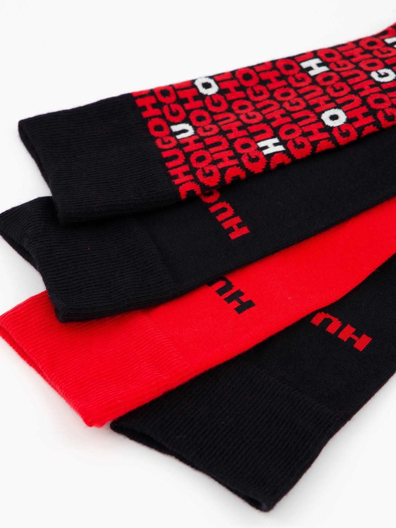  image of hugo-4-pack-tortuga-sock-gift-set-black
