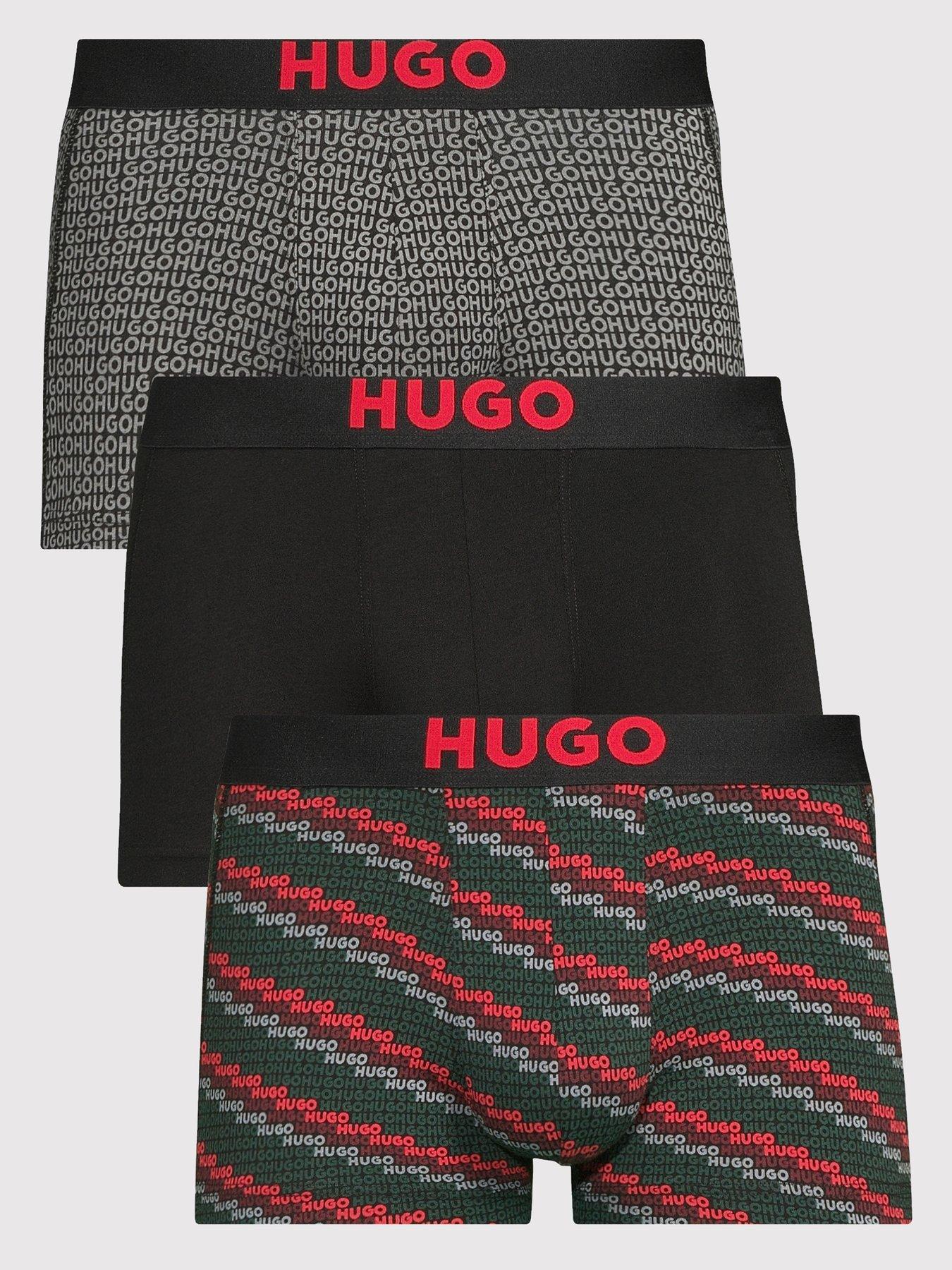 HUGO Bodywear 3 Pack Triplet Trunk Gift Set - Multi