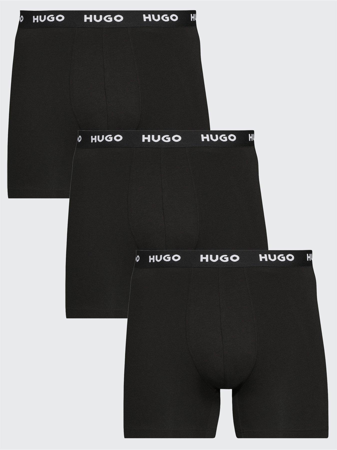 hugo-bodywear-3-pack-triplet-metalic-waistband-boxers-black