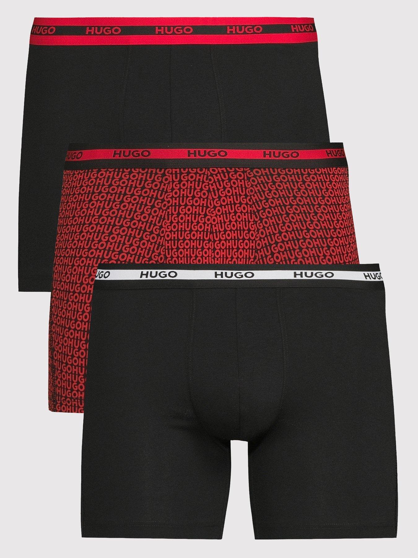 Image 1 of 3 of HUGO Bodywear 3 Pack Triplet&nbsp;Boxers - Multi