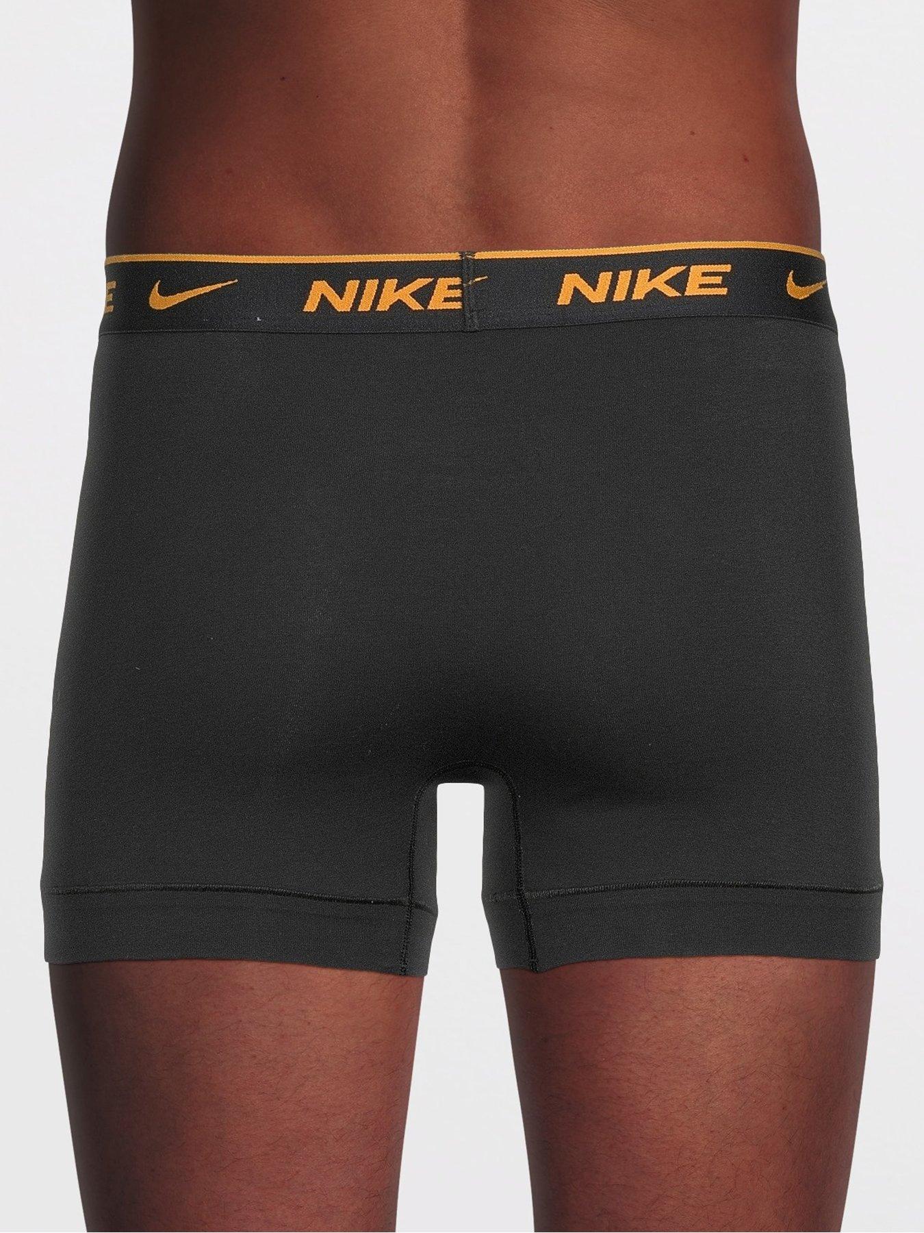 Image 3 of 3 of Nike Everyday Cotton Stretch 3 Pack Trunks - Black