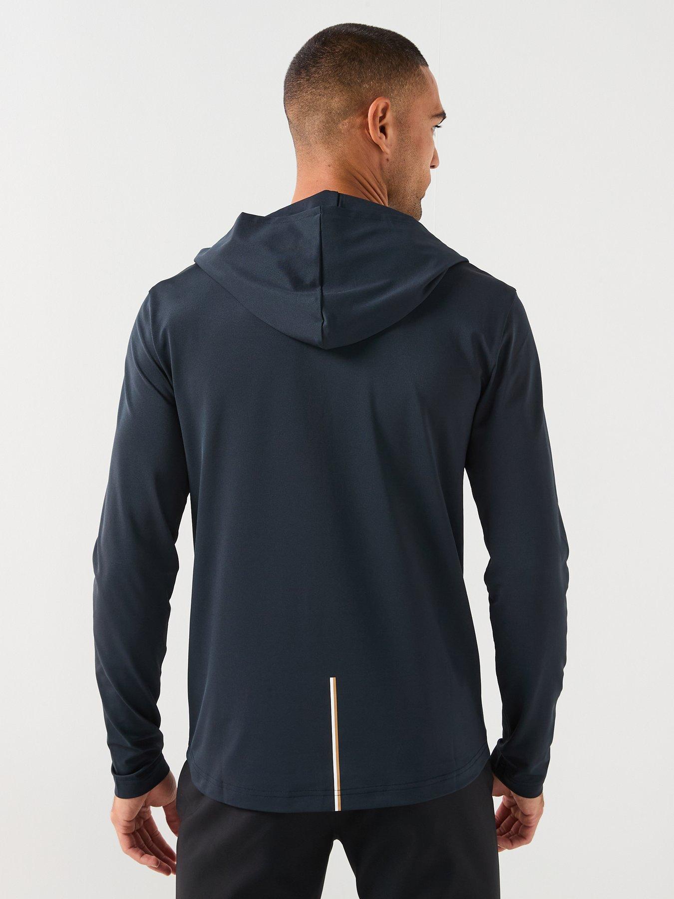 Image 2 of 6 of BOSS Mens Golf Scott Active Hoody - Navy