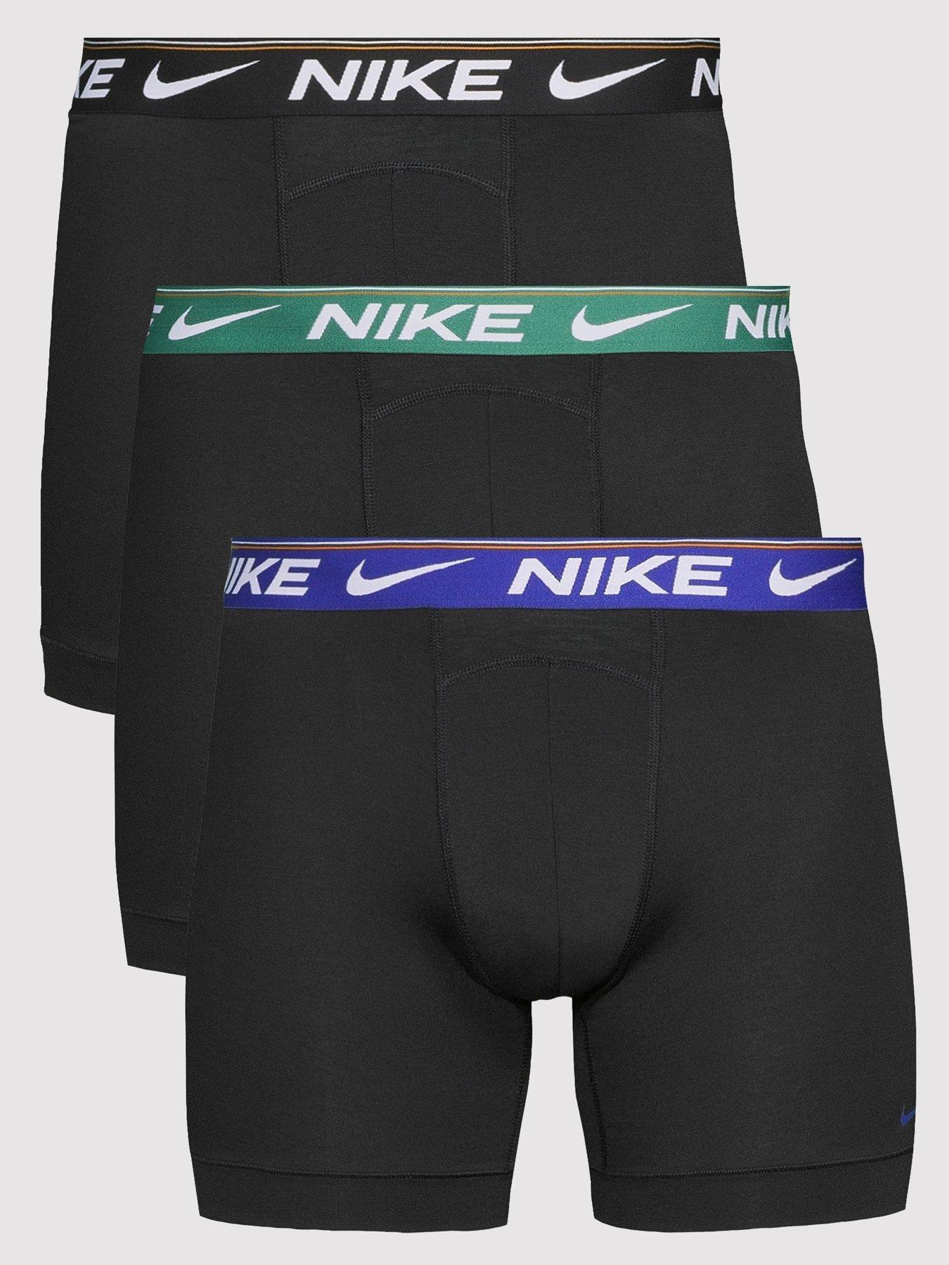 undefined Ultra Comfort 3 Pack Boxer Briefs - Black
