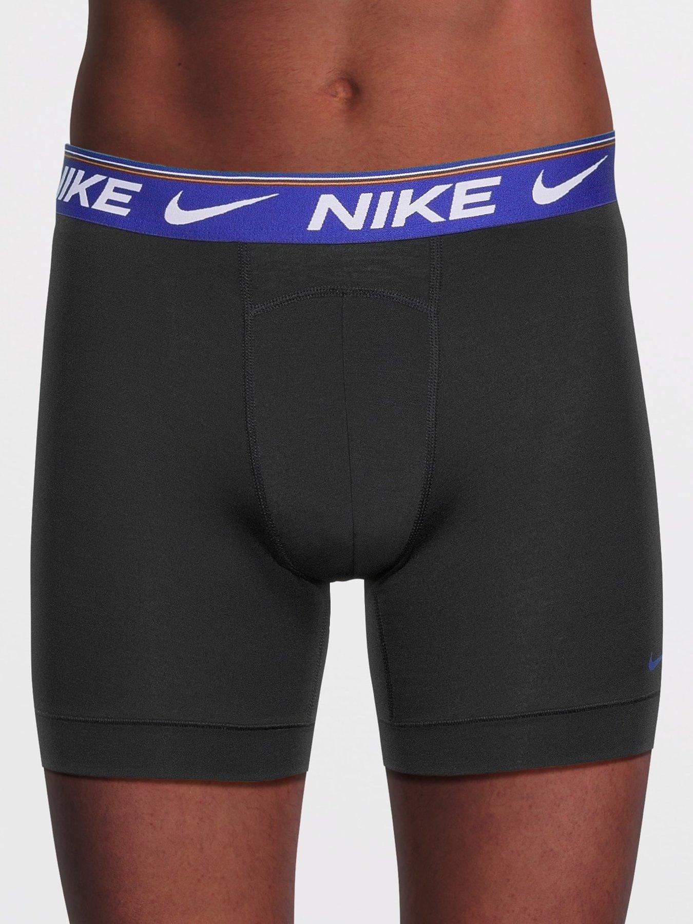 Image 2 of 3 of Nike Ultra Comfort 3 Pack Boxer Briefs - Black