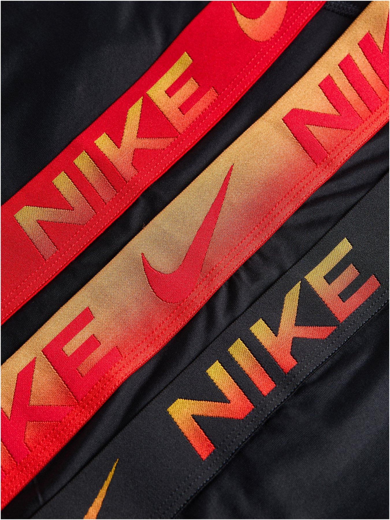 Image 2 of 2 of Nike Essential Micro 3 Pack Trunks - Black