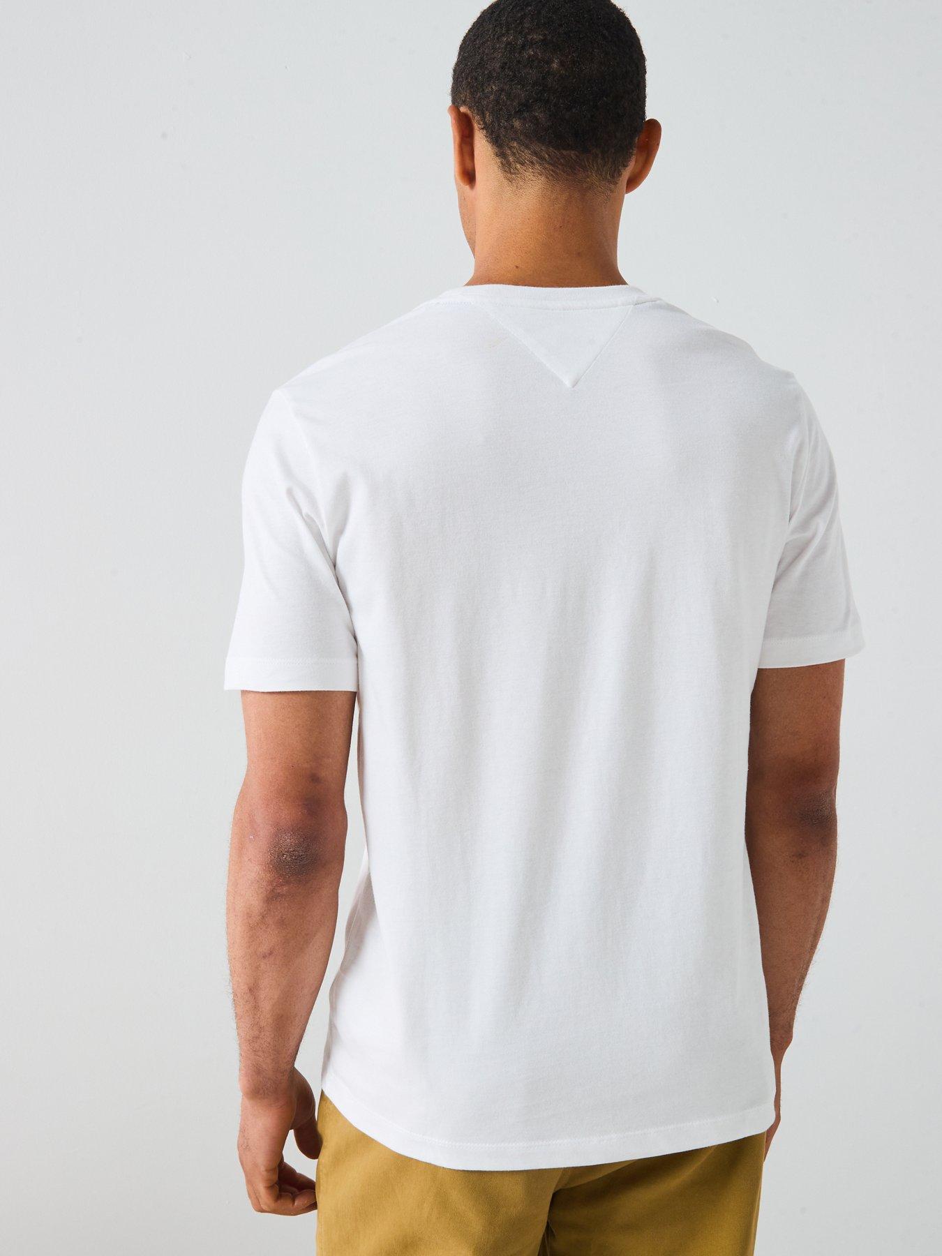 Image 2 of 6 of Tommy Hilfiger Essential Solid T-Shirt - White