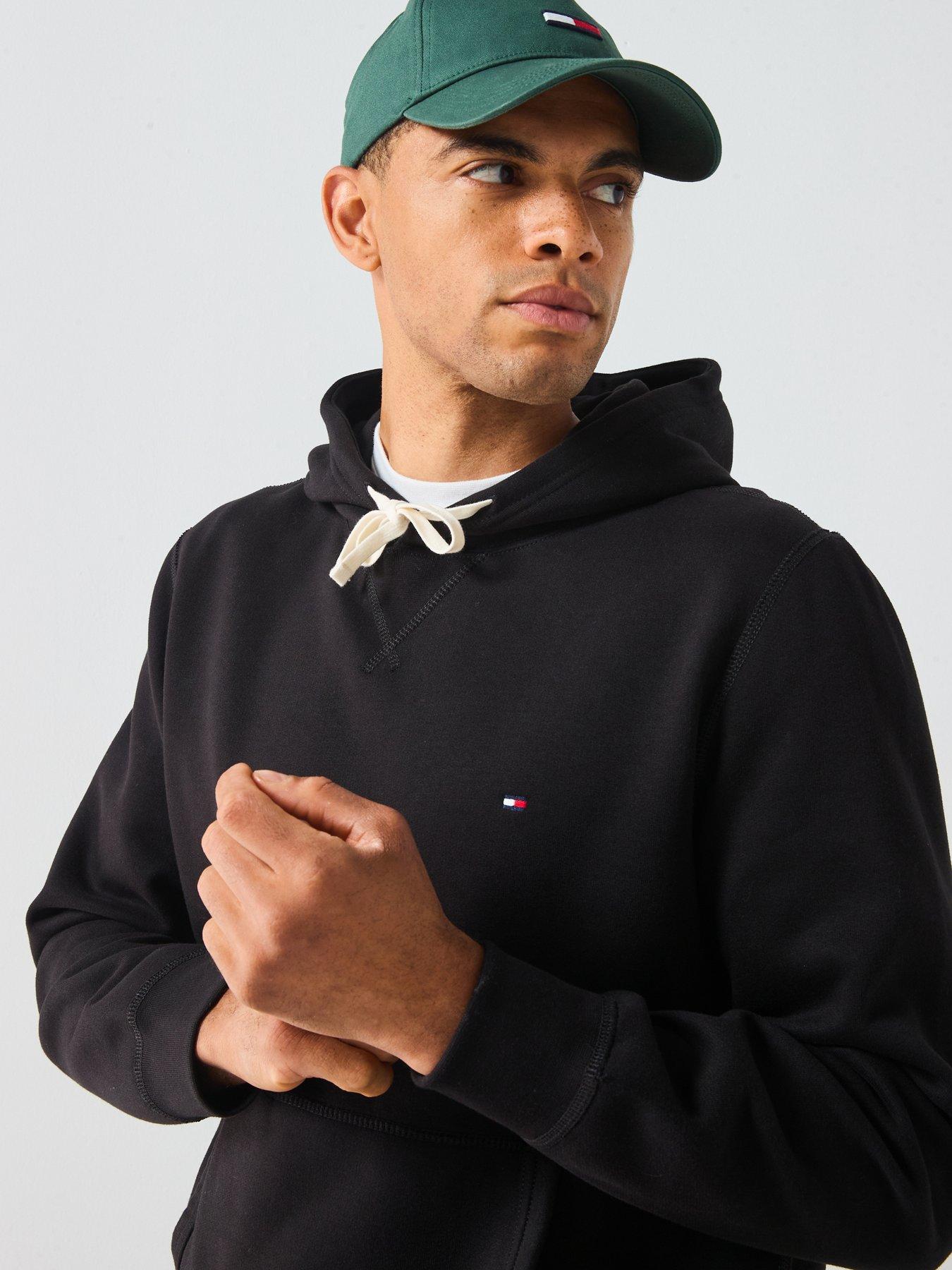 Image 4 of 5 of Tommy Hilfiger Essential Fleece Hoodie - Black