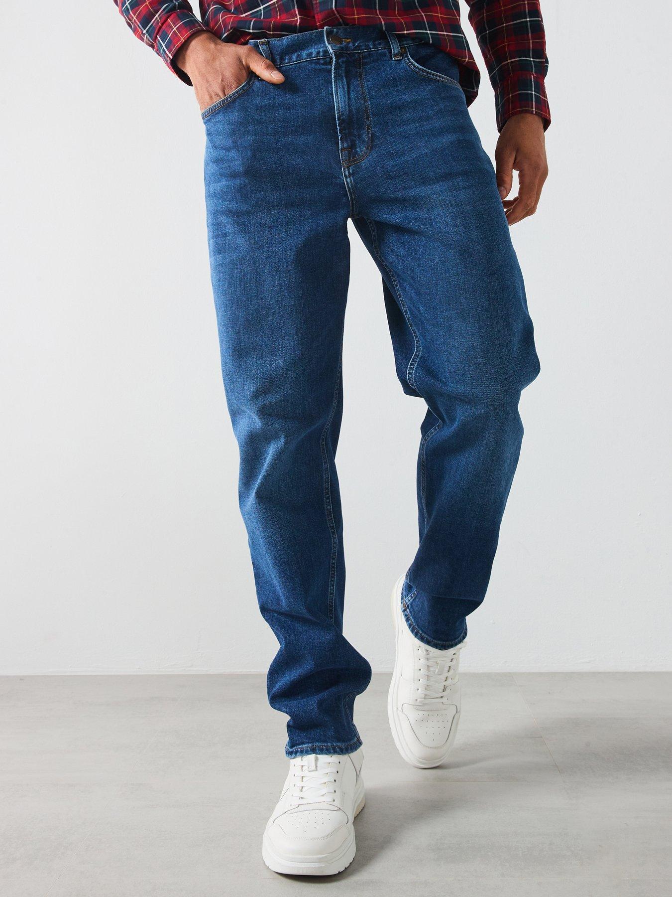 undefined Harlem Stretch Regular Tapered Jeans - Dark Blue