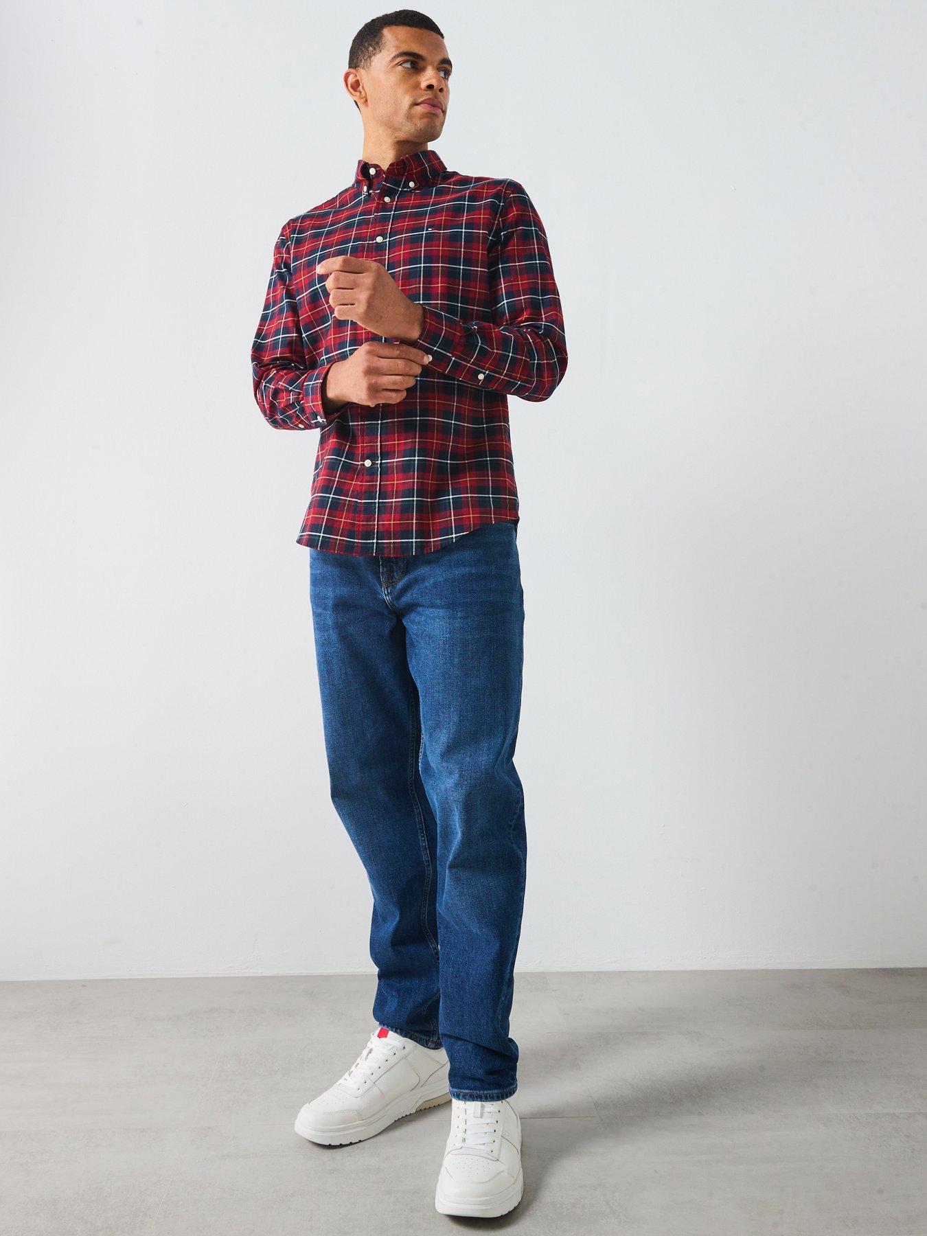 Image 5 of 5 of Tommy Hilfiger Harlem Stretch Regular Tapered Jeans - Dark Blue