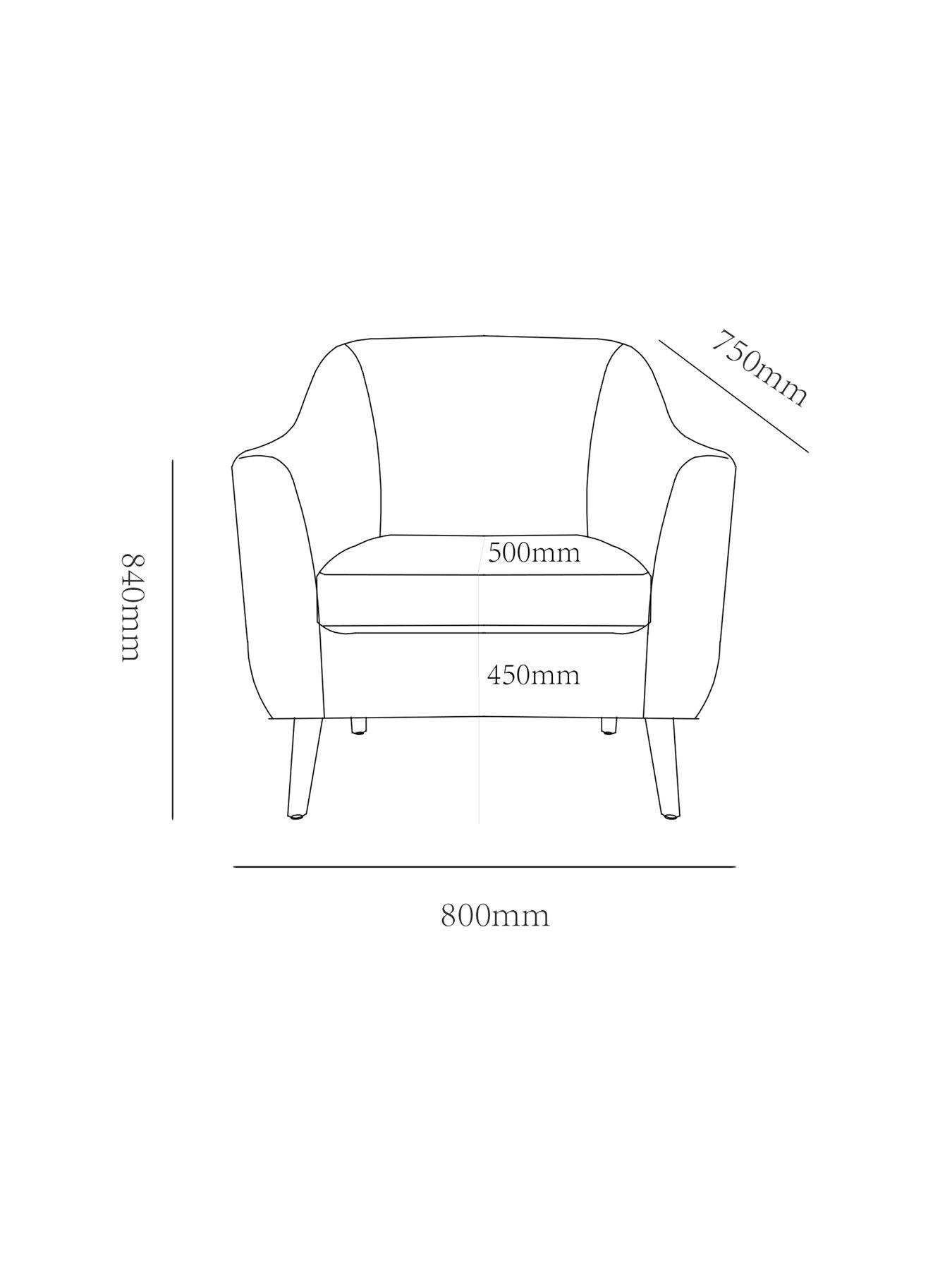 Image 7 of 7 of Very Home Harlan Accent Chair